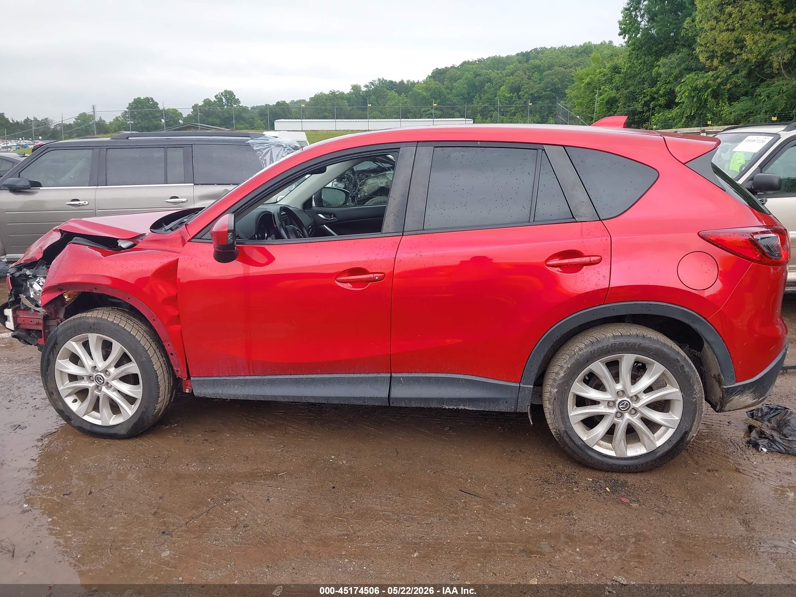 2014 Mazda Cx-5 Grand Touring Красный vin: JM3KE2DY5E0385365