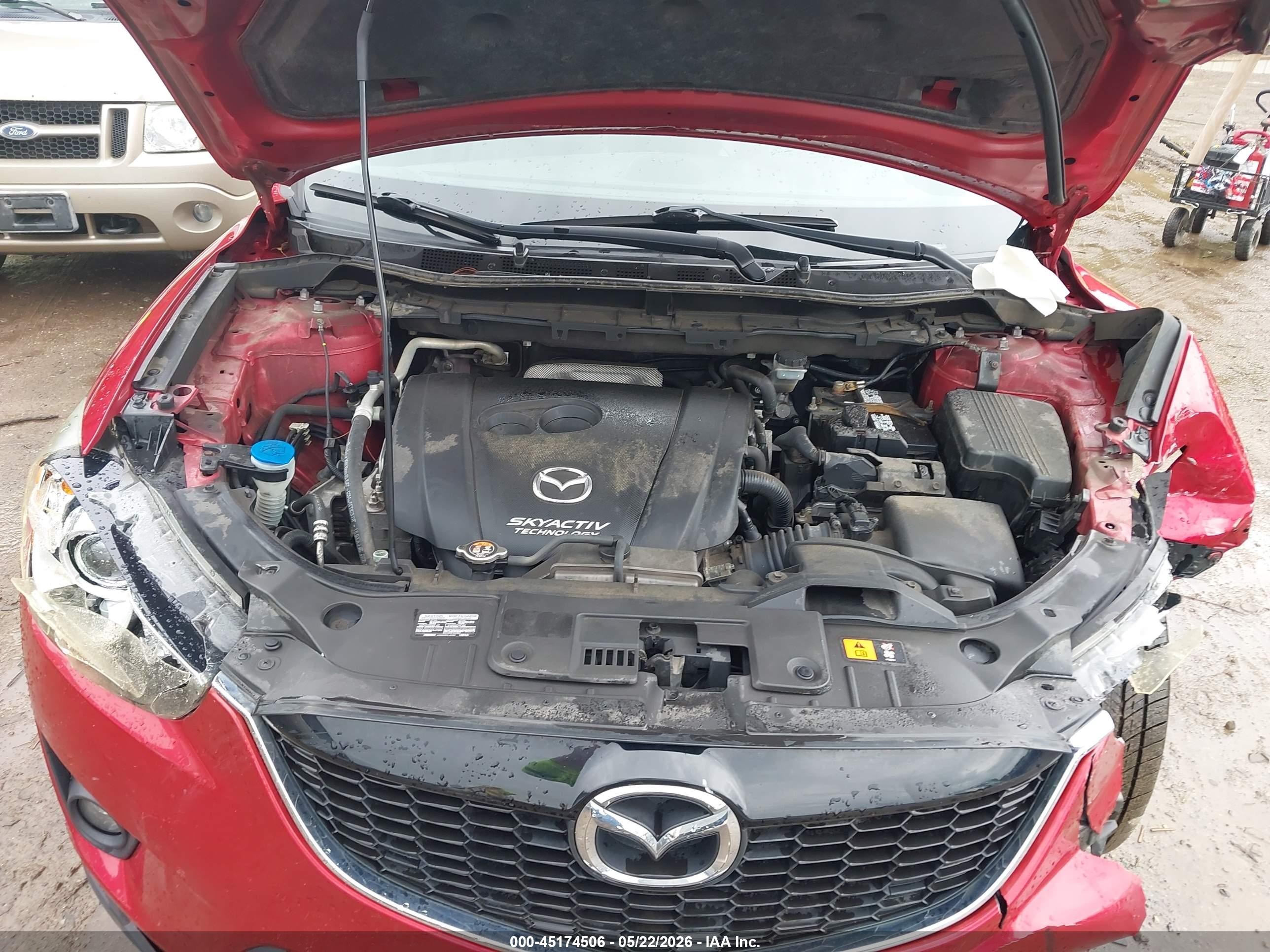 2014 Mazda Cx-5 Grand Touring Красный vin: JM3KE2DY5E0385365