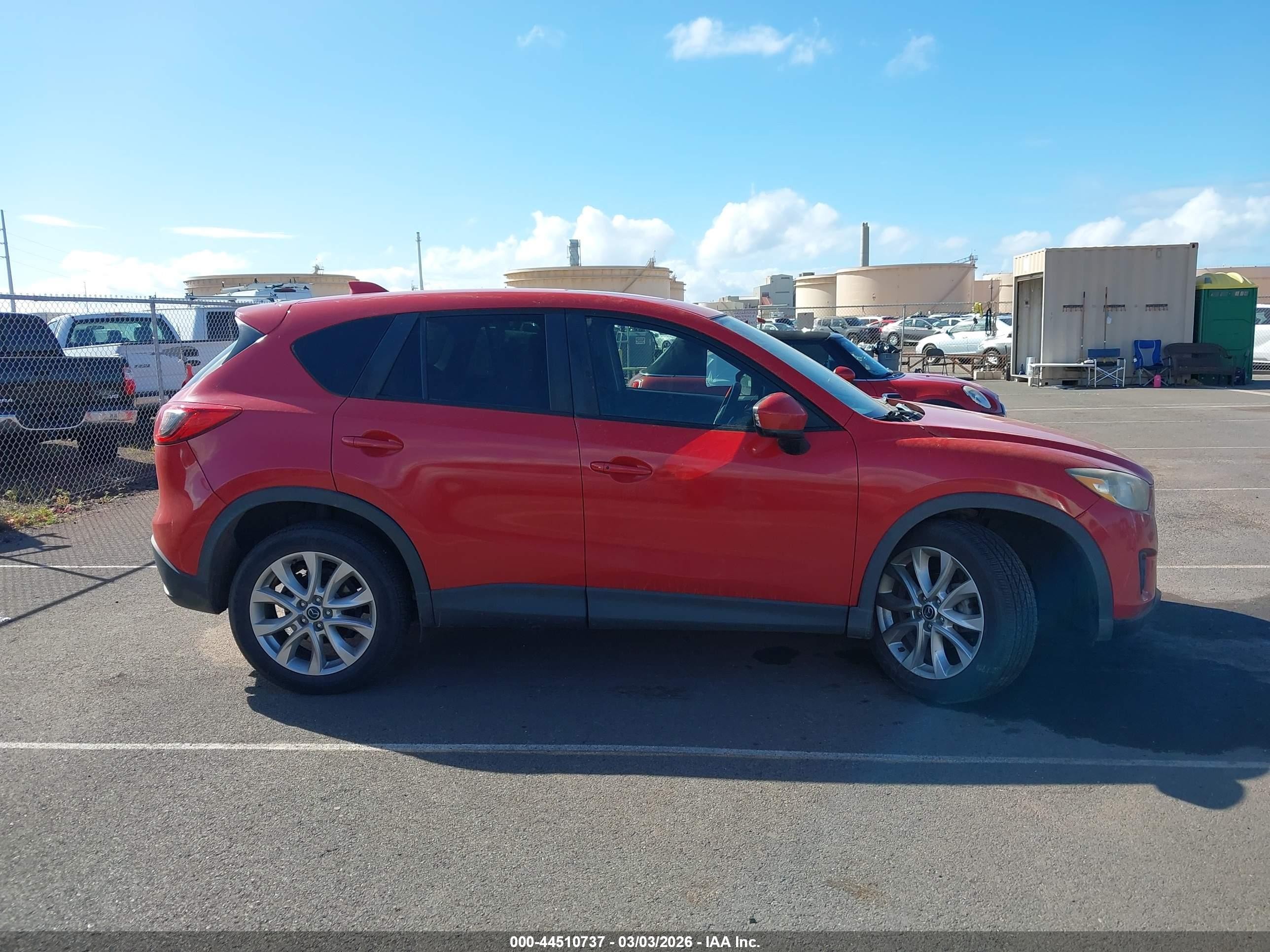 2014 Mazda Cx-5 Grand Touring Красный vin: JM3KE2DY5E0422348