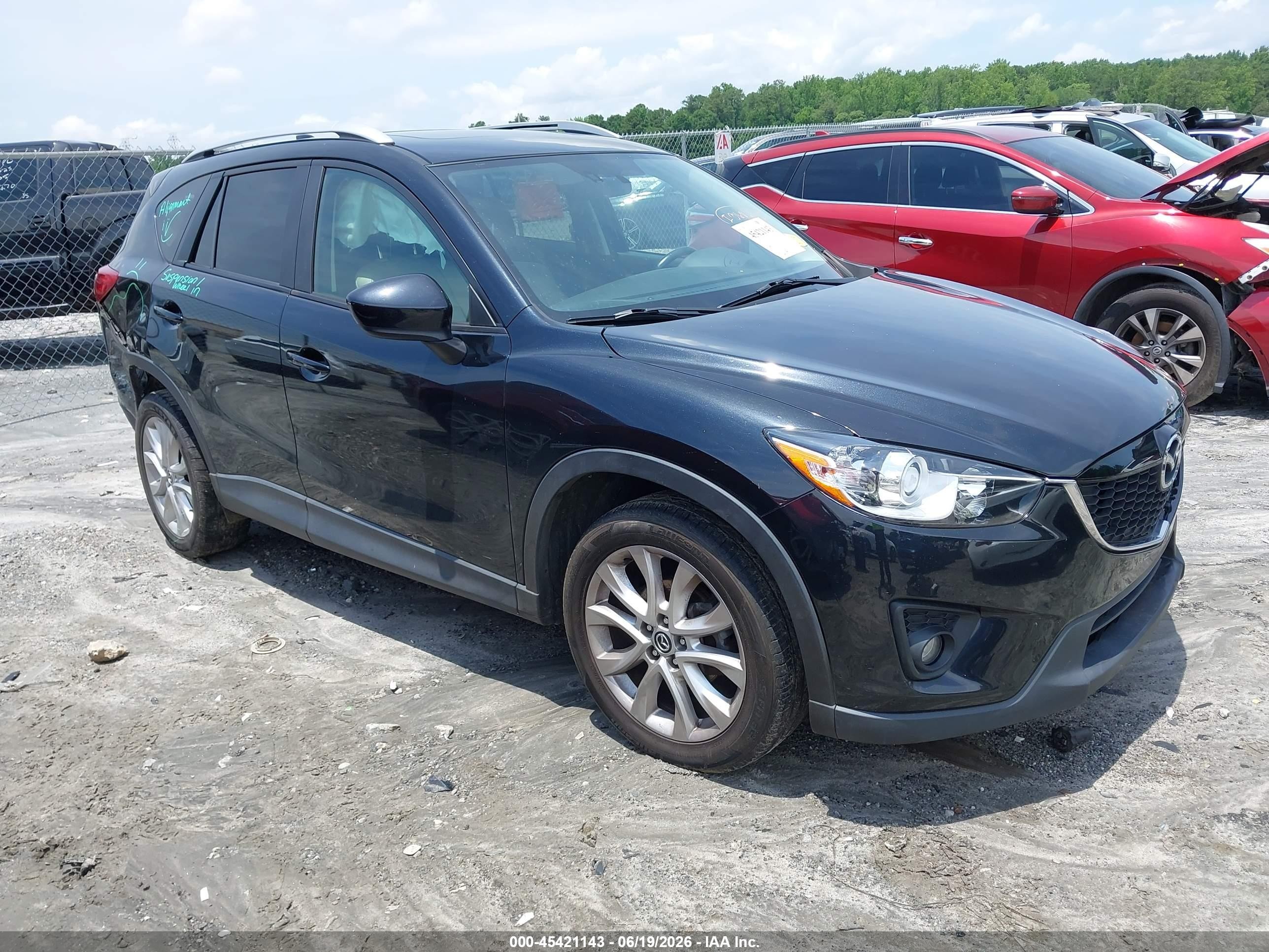 2015 Mazda Cx-5 Grand Touring Black vin: JM3KE2DY5F0458476