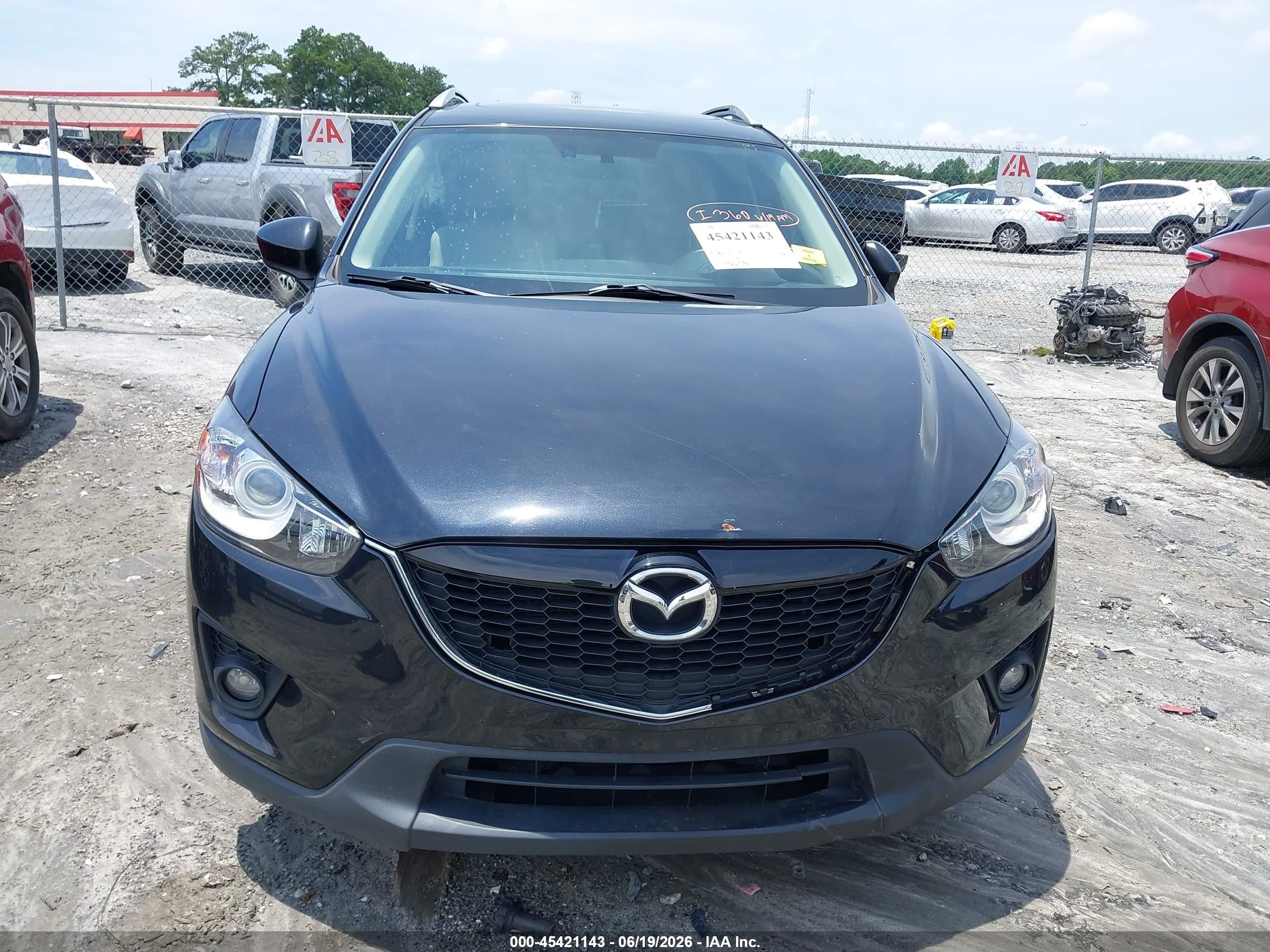 2015 Mazda Cx-5 Grand Touring Black vin: JM3KE2DY5F0458476