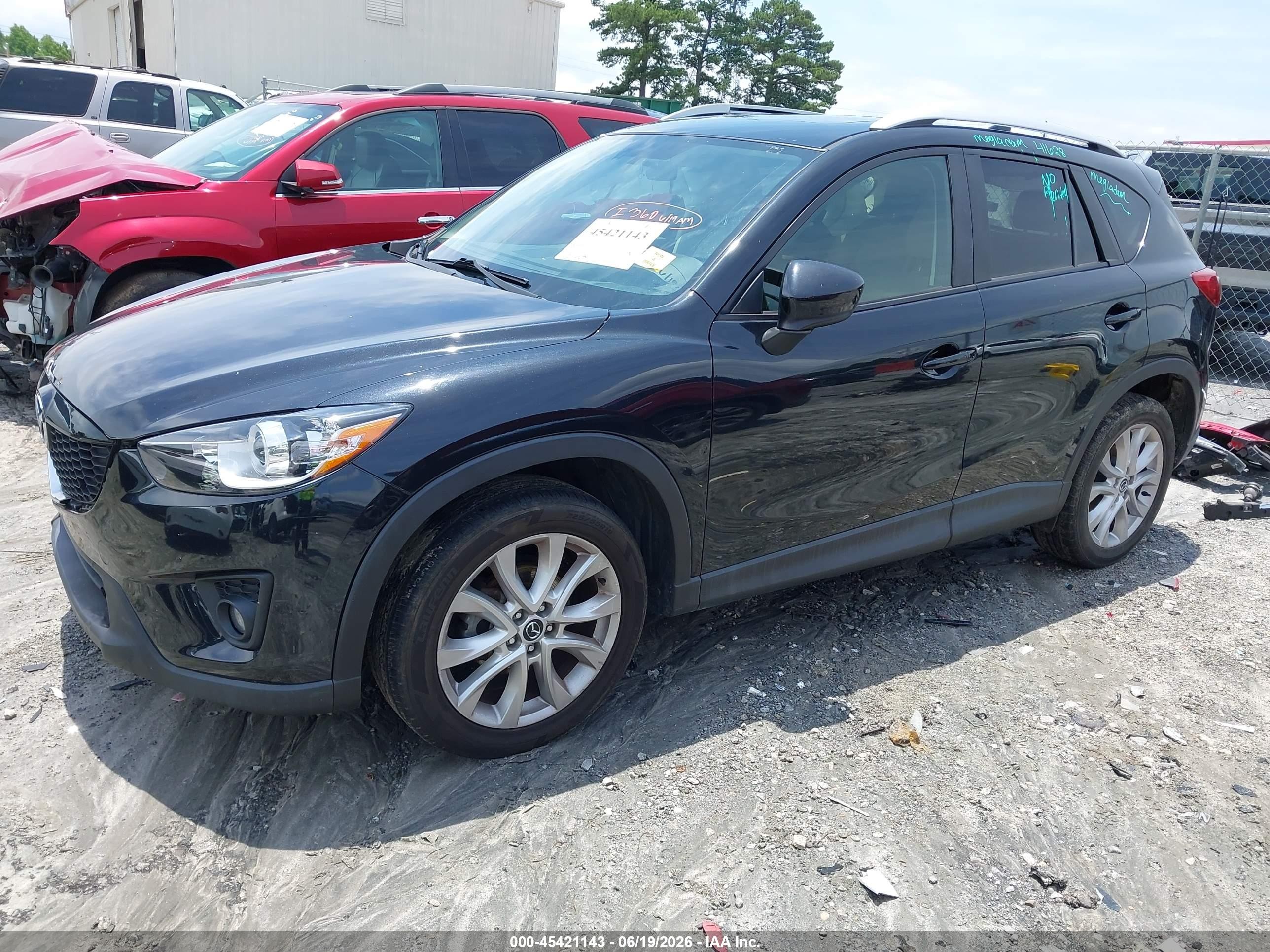 2015 Mazda Cx-5 Grand Touring Black vin: JM3KE2DY5F0458476