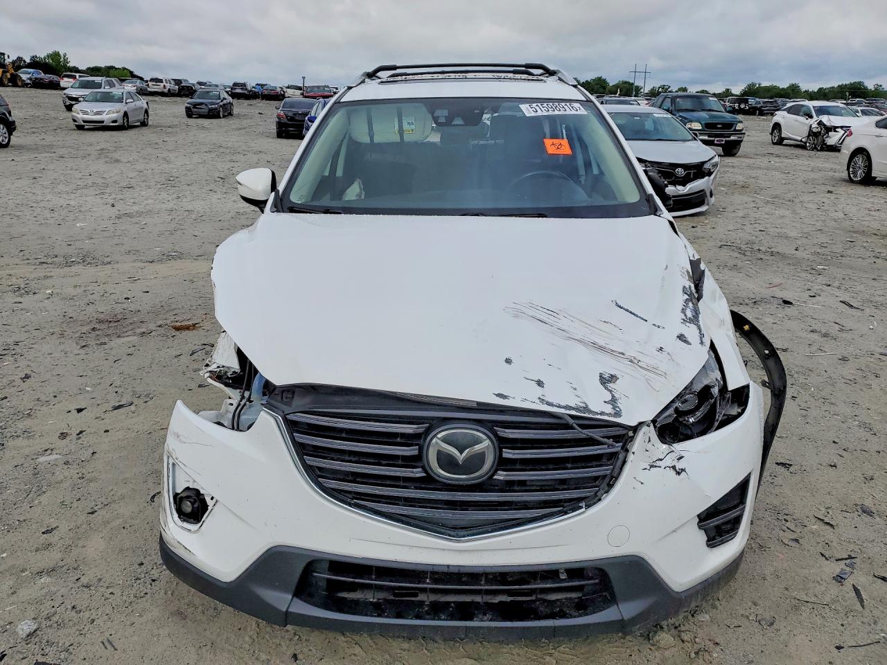 2016 Mazda Cx-5 Gt White vin: JM3KE2DY5G0730414