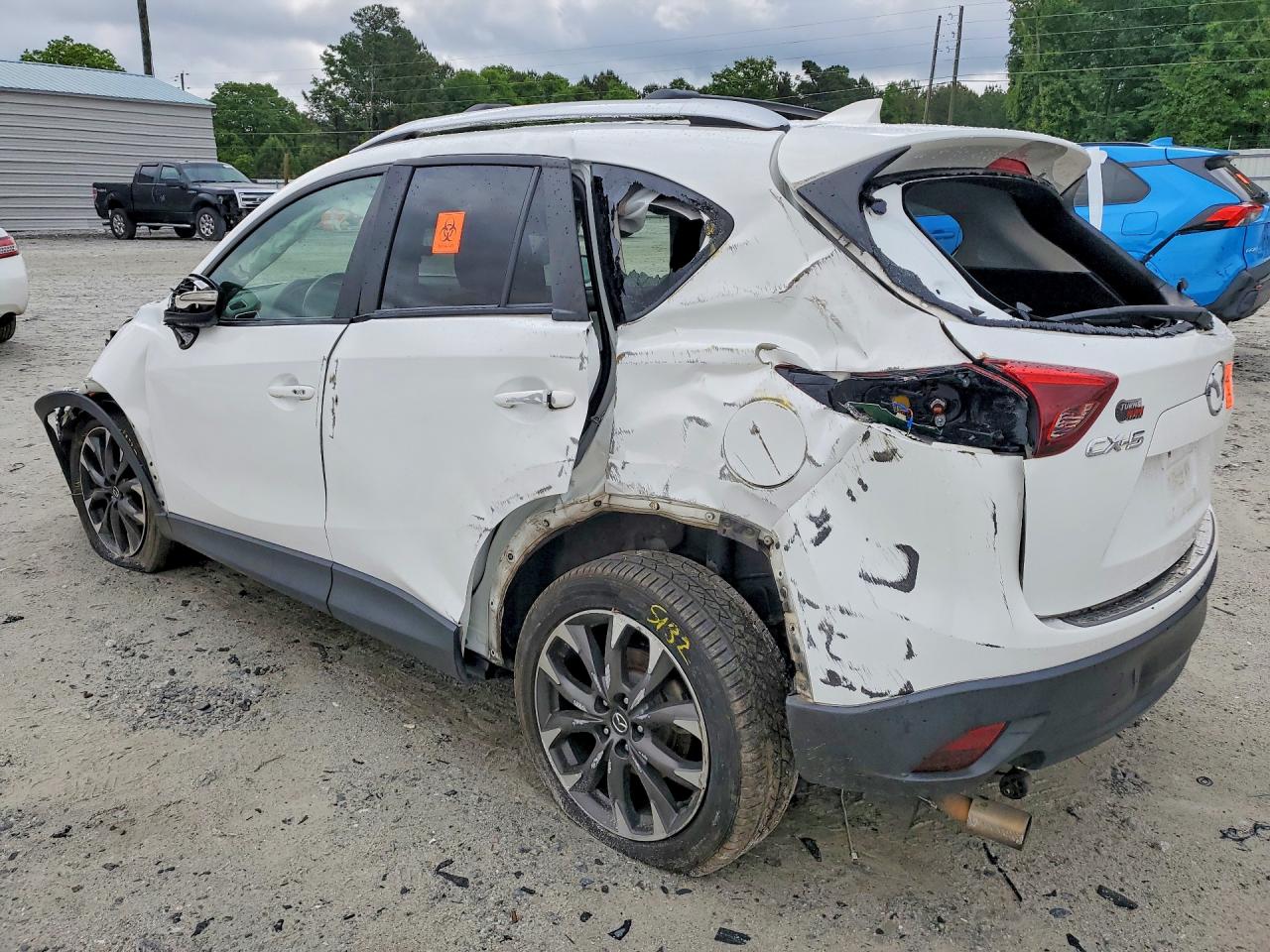 2016 Mazda Cx-5 Gt White vin: JM3KE2DY5G0730414
