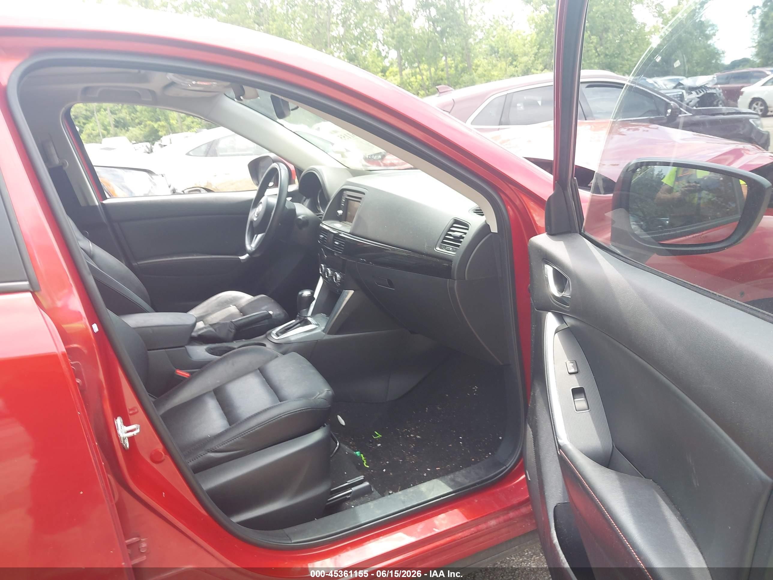 2015 Mazda Cx-5 Grand Touring Red vin: JM3KE2DY6F0468319