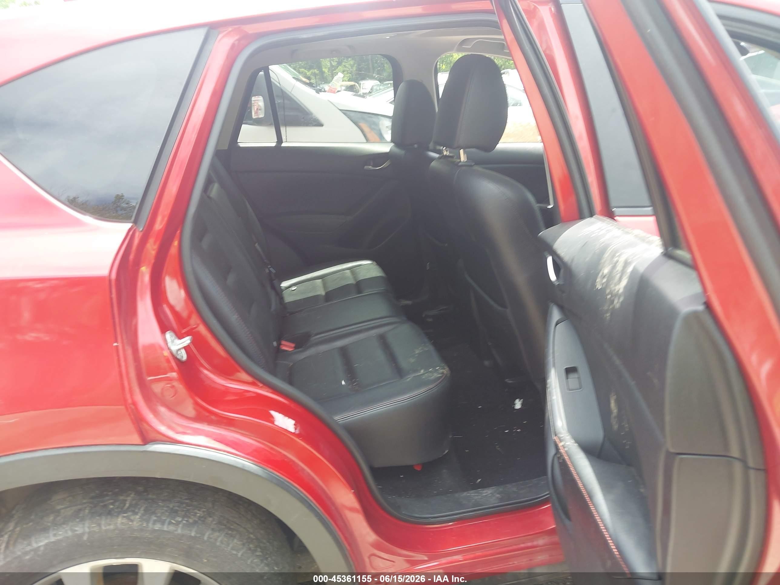 2015 Mazda Cx-5 Grand Touring Red vin: JM3KE2DY6F0468319