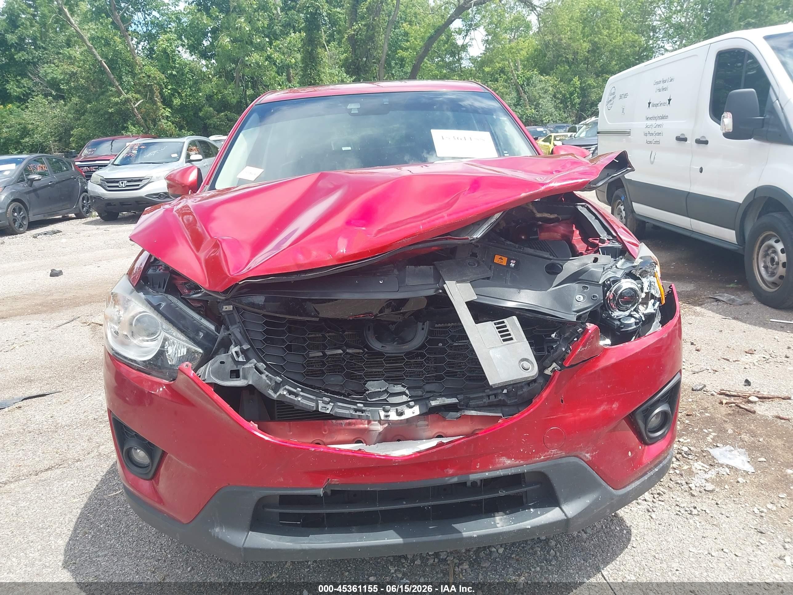 2015 Mazda Cx-5 Grand Touring Red vin: JM3KE2DY6F0468319