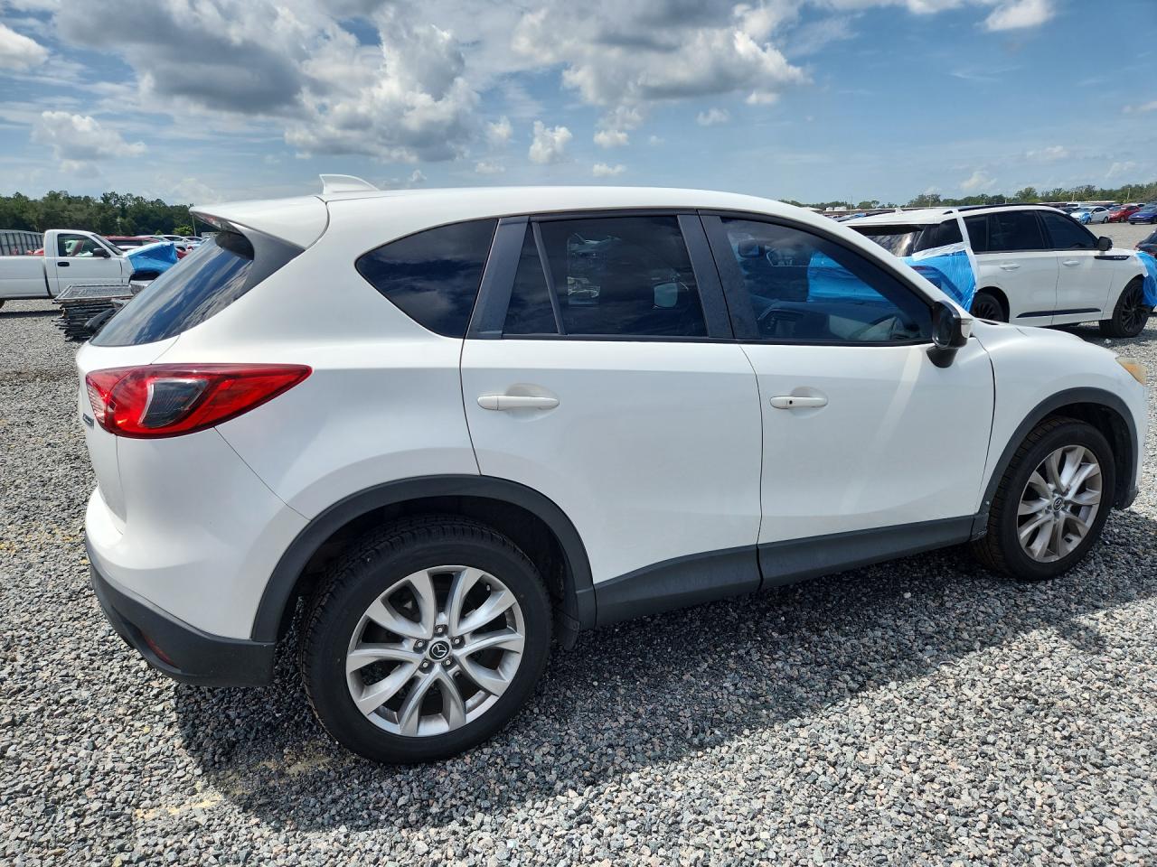 2015 Mazda Cx-5 Gt White vin: JM3KE2DY6F0496363