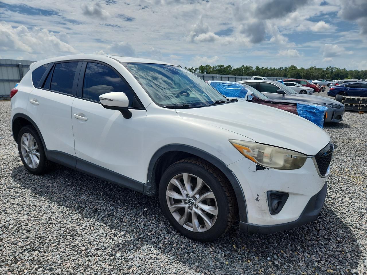 2015 Mazda Cx-5 Gt White vin: JM3KE2DY6F0496363