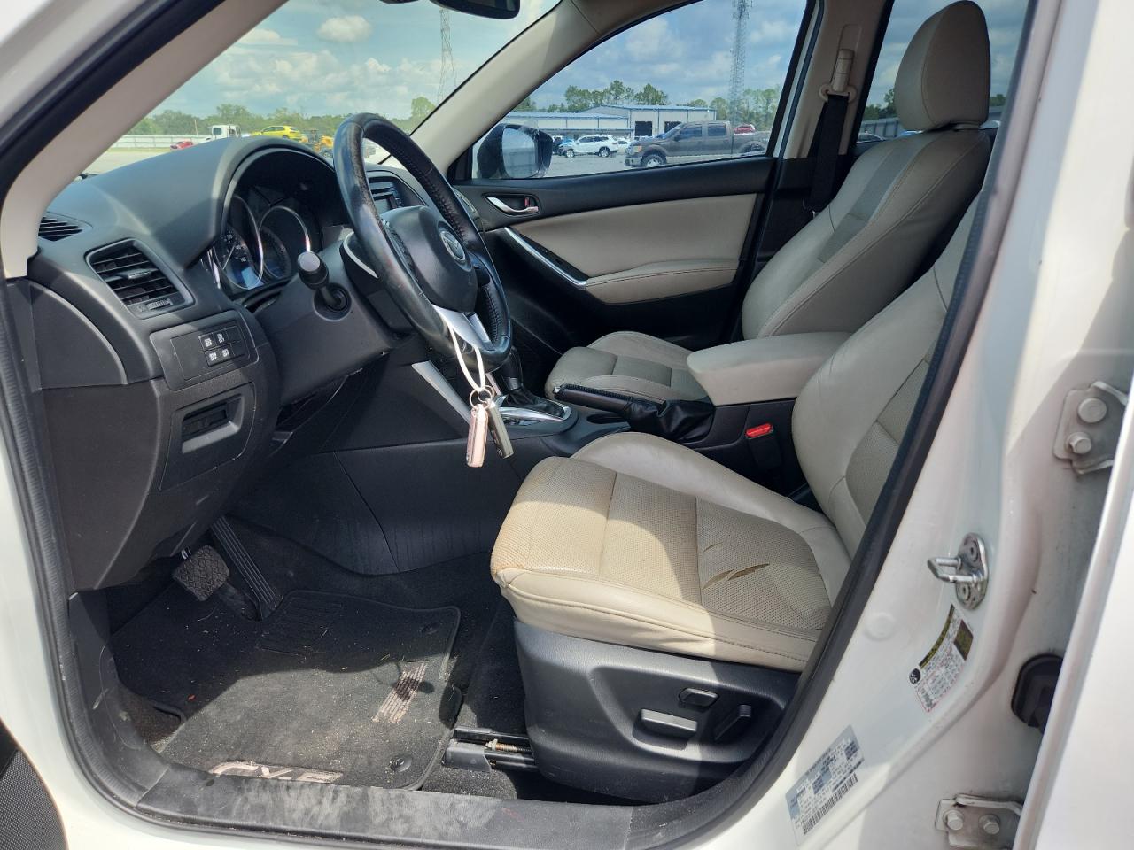 2015 Mazda Cx-5 Gt White vin: JM3KE2DY6F0496363