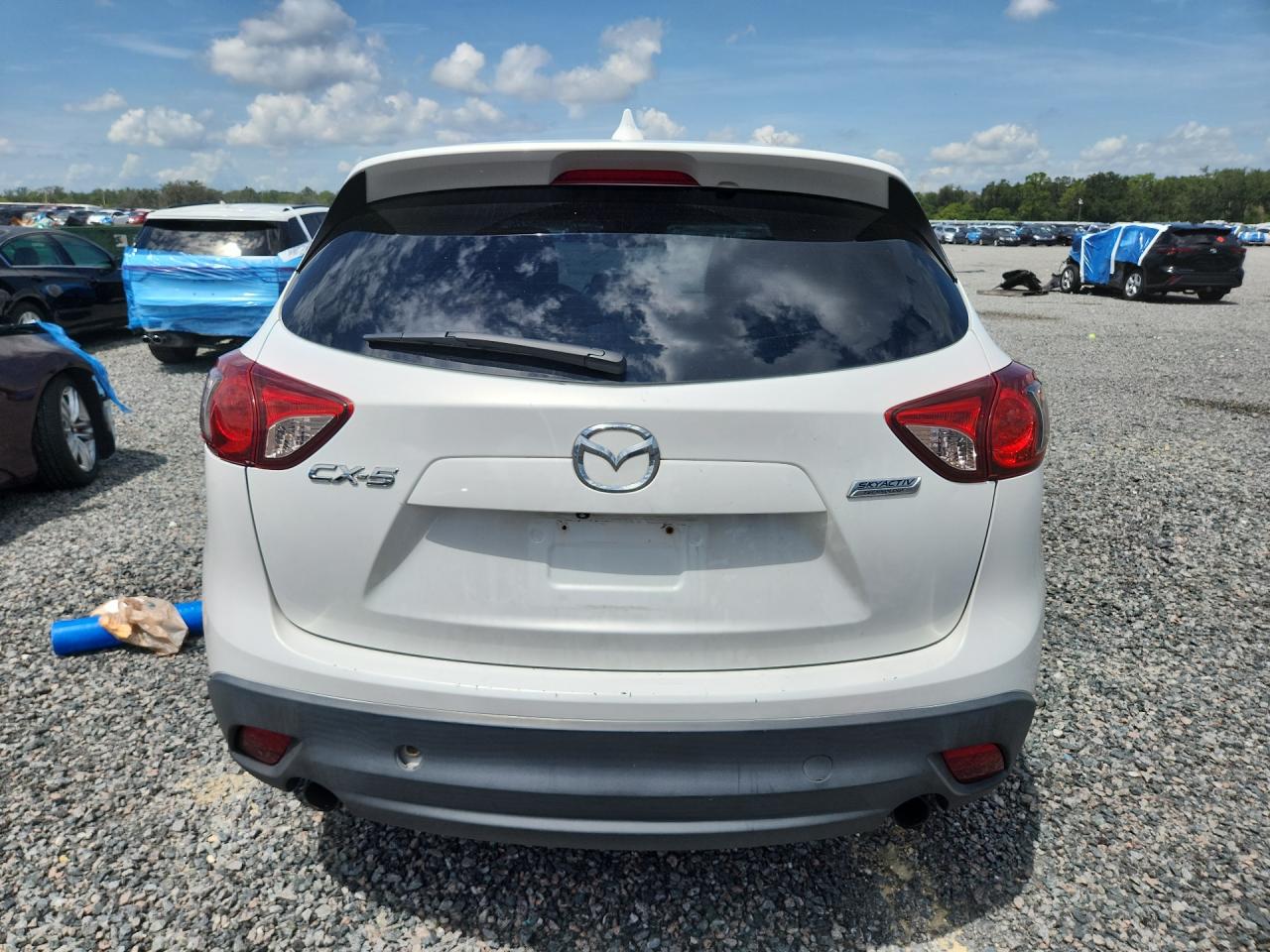 2015 Mazda Cx-5 Gt White vin: JM3KE2DY6F0496363