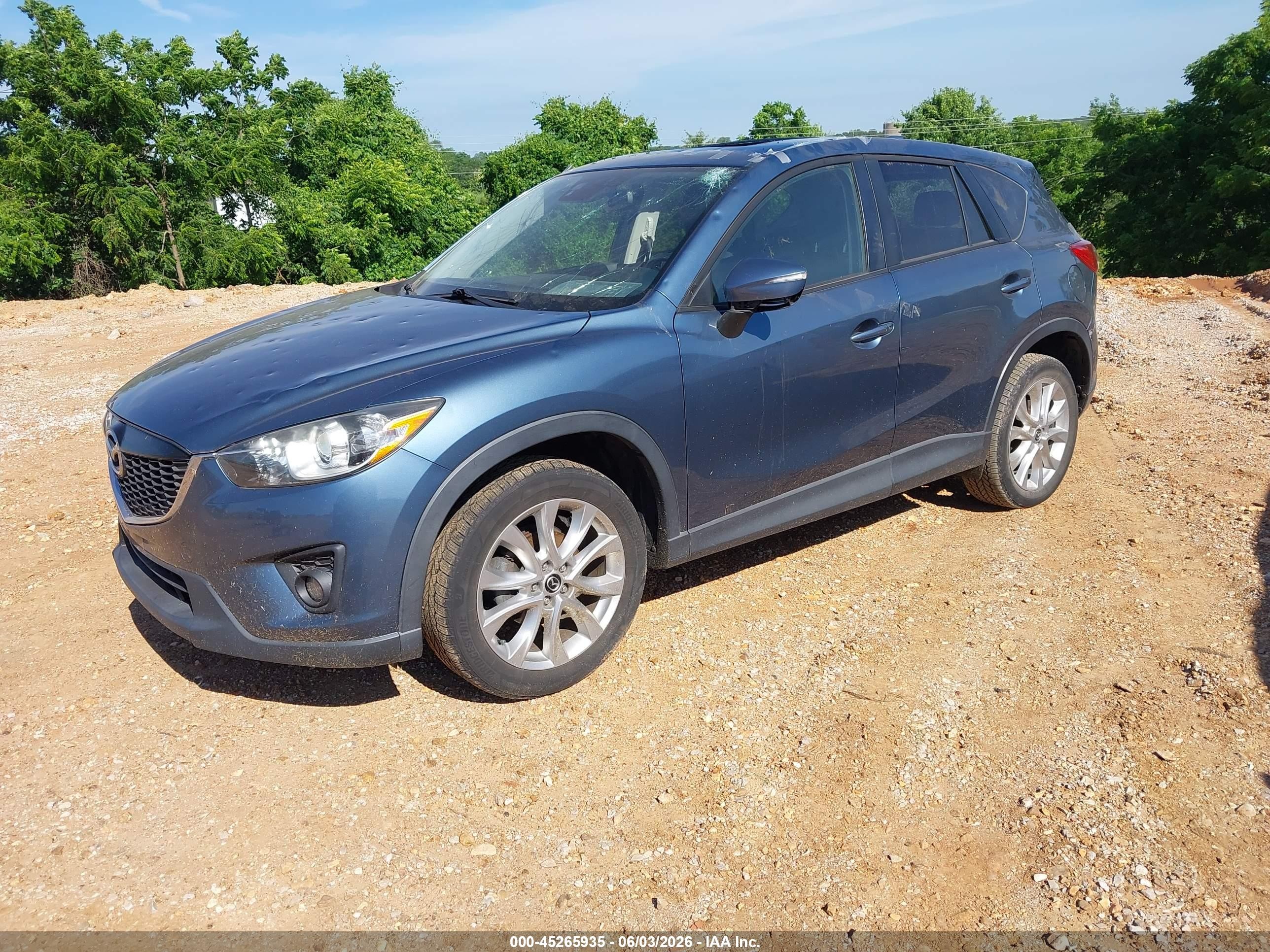 2015 Mazda Cx-5 Grand Touring Синий vin: JM3KE2DY6F0505966