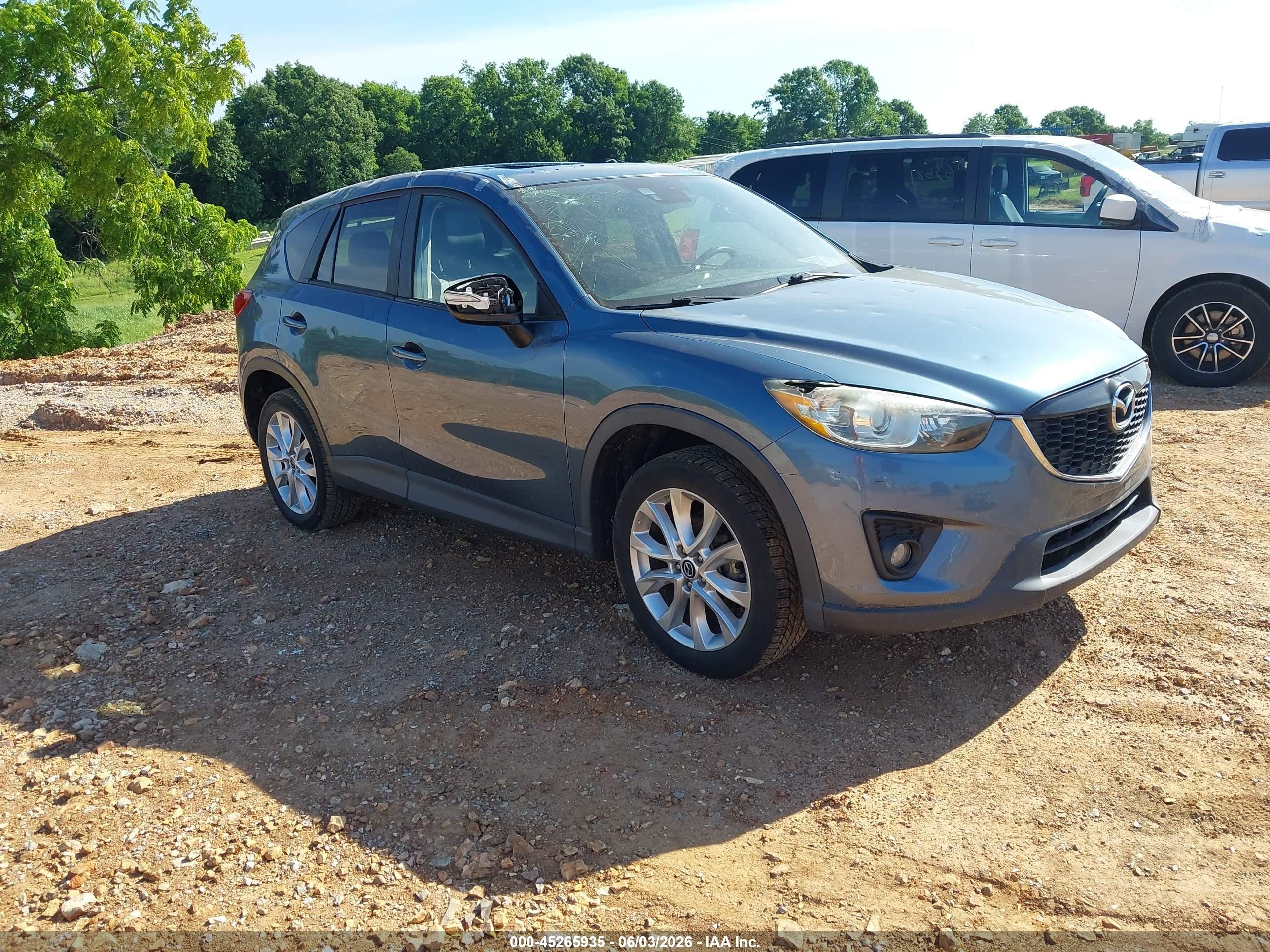 2015 Mazda Cx-5 Grand Touring Синий vin: JM3KE2DY6F0505966