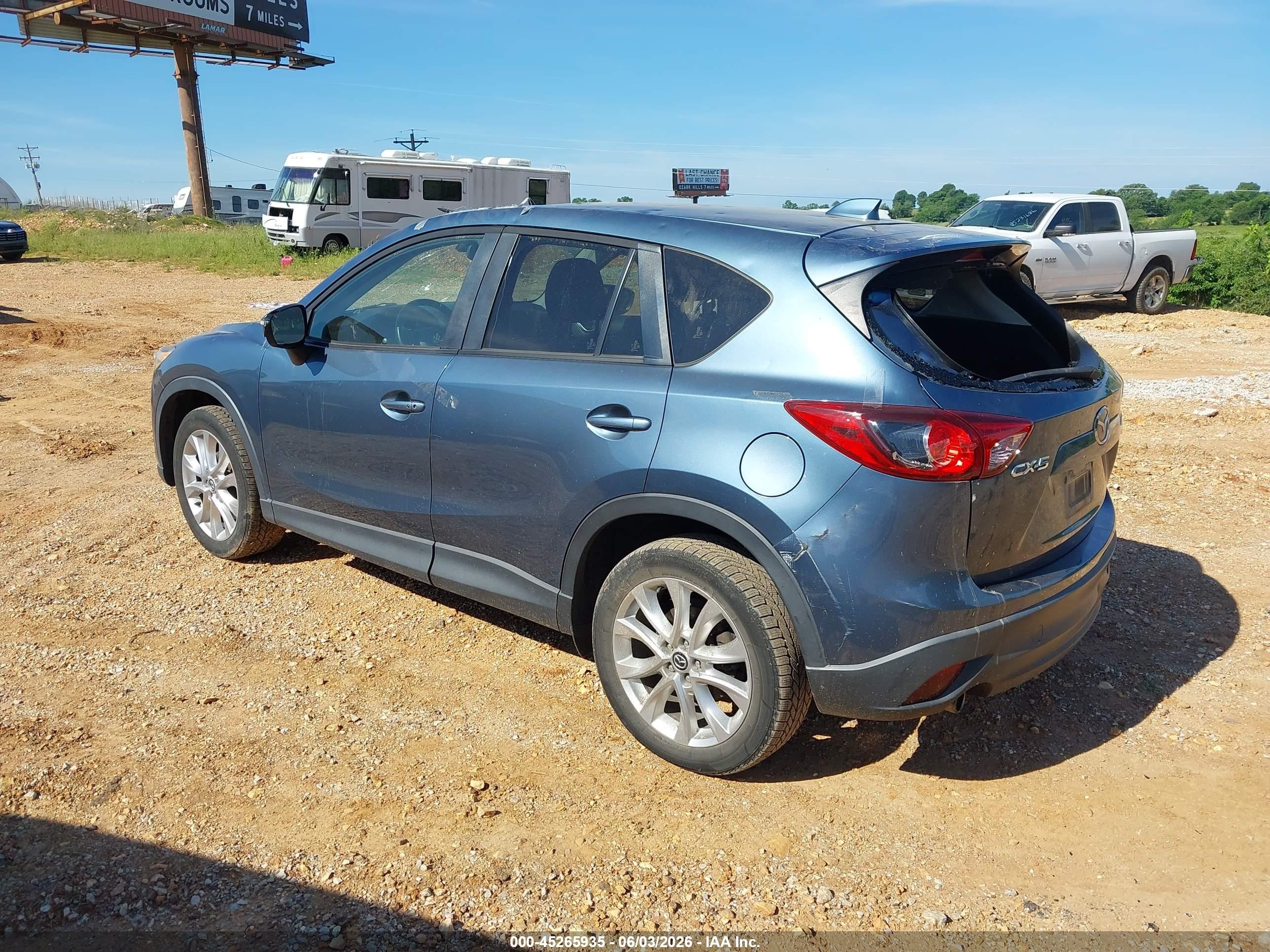 2015 Mazda Cx-5 Grand Touring Синий vin: JM3KE2DY6F0505966