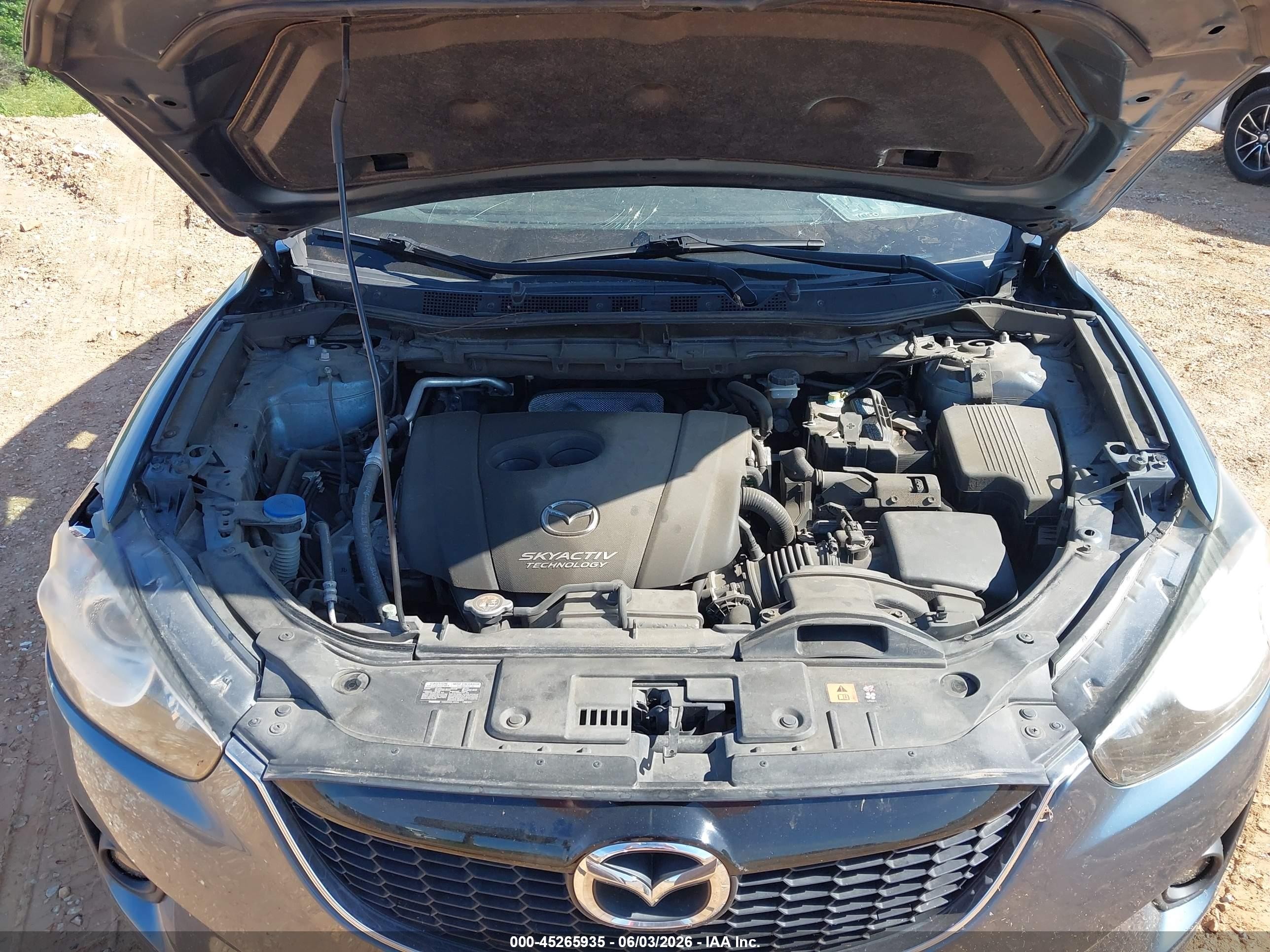 2015 Mazda Cx-5 Grand Touring Синий vin: JM3KE2DY6F0505966