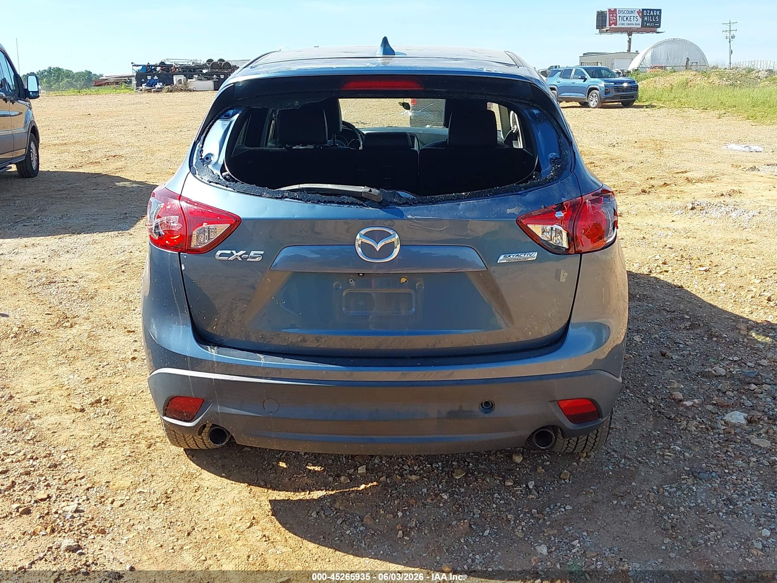 2015 Mazda Cx-5 Grand Touring Синий vin: JM3KE2DY6F0505966
