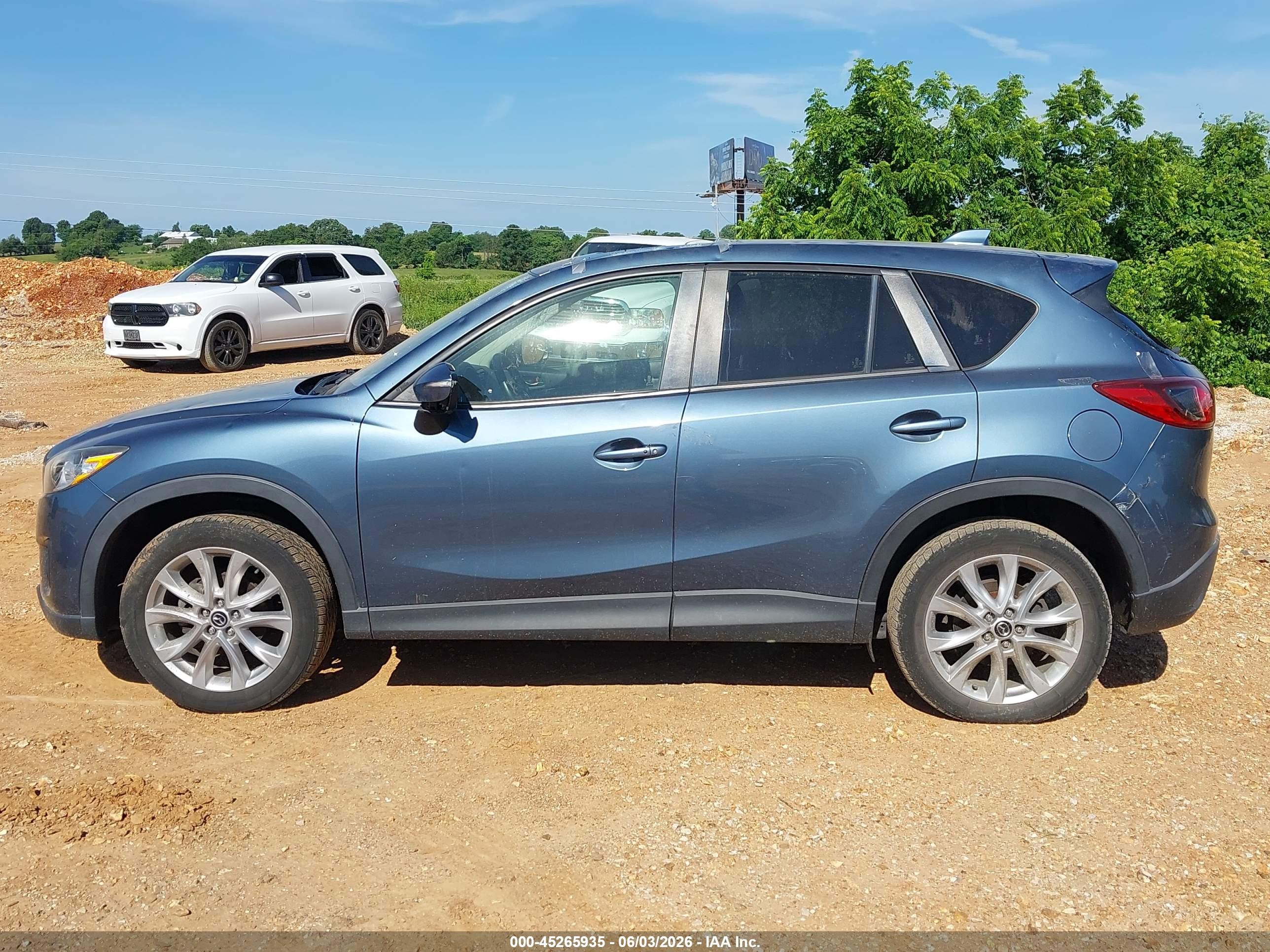 2015 Mazda Cx-5 Grand Touring Синий vin: JM3KE2DY6F0505966