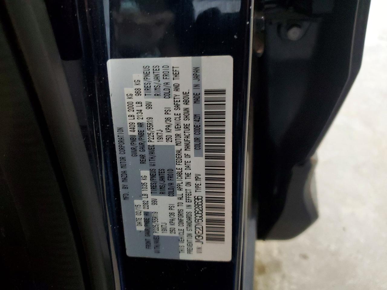 2016 Mazda Cx-5 Gt Blue vin: JM3KE2DY6G0628636