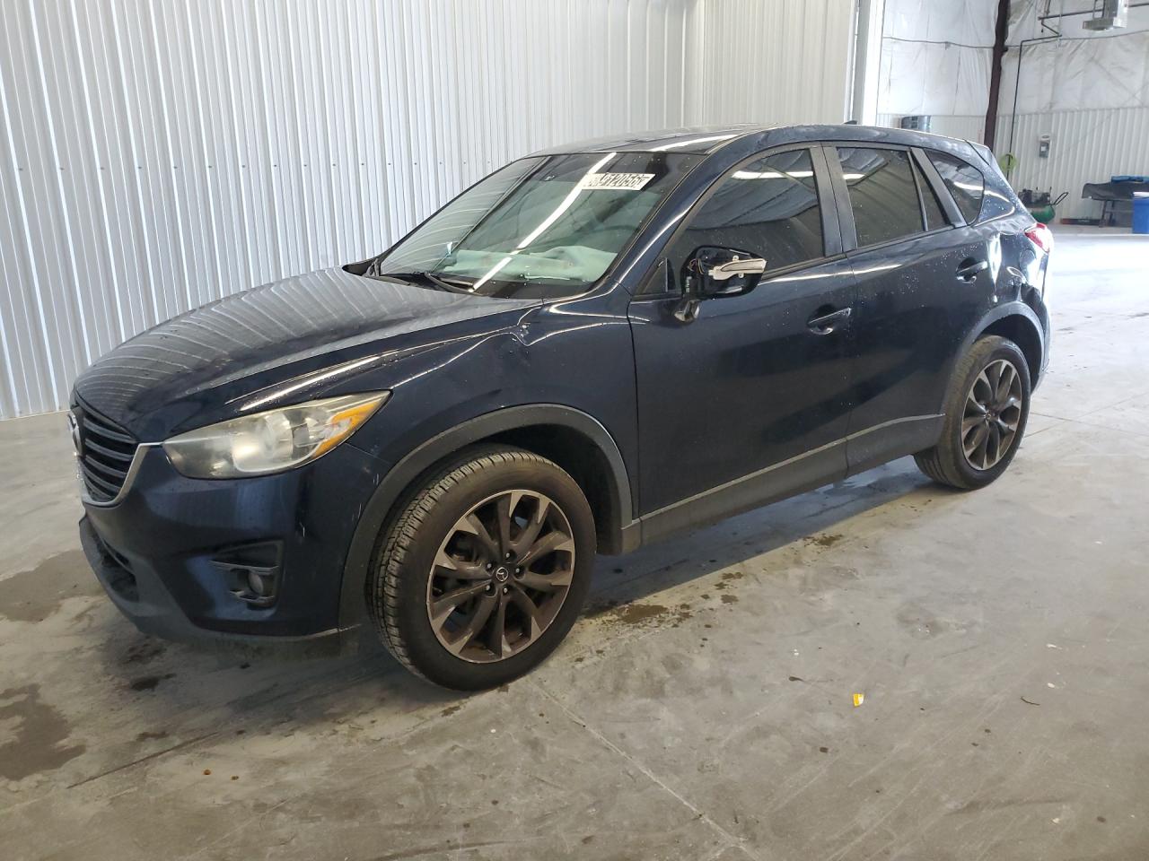 2016 Mazda Cx-5 Gt Blue vin: JM3KE2DY6G0628636 Damage: Left Front Fender, Dent(S) W/ Paint Dmg, 9 To 10 Inches