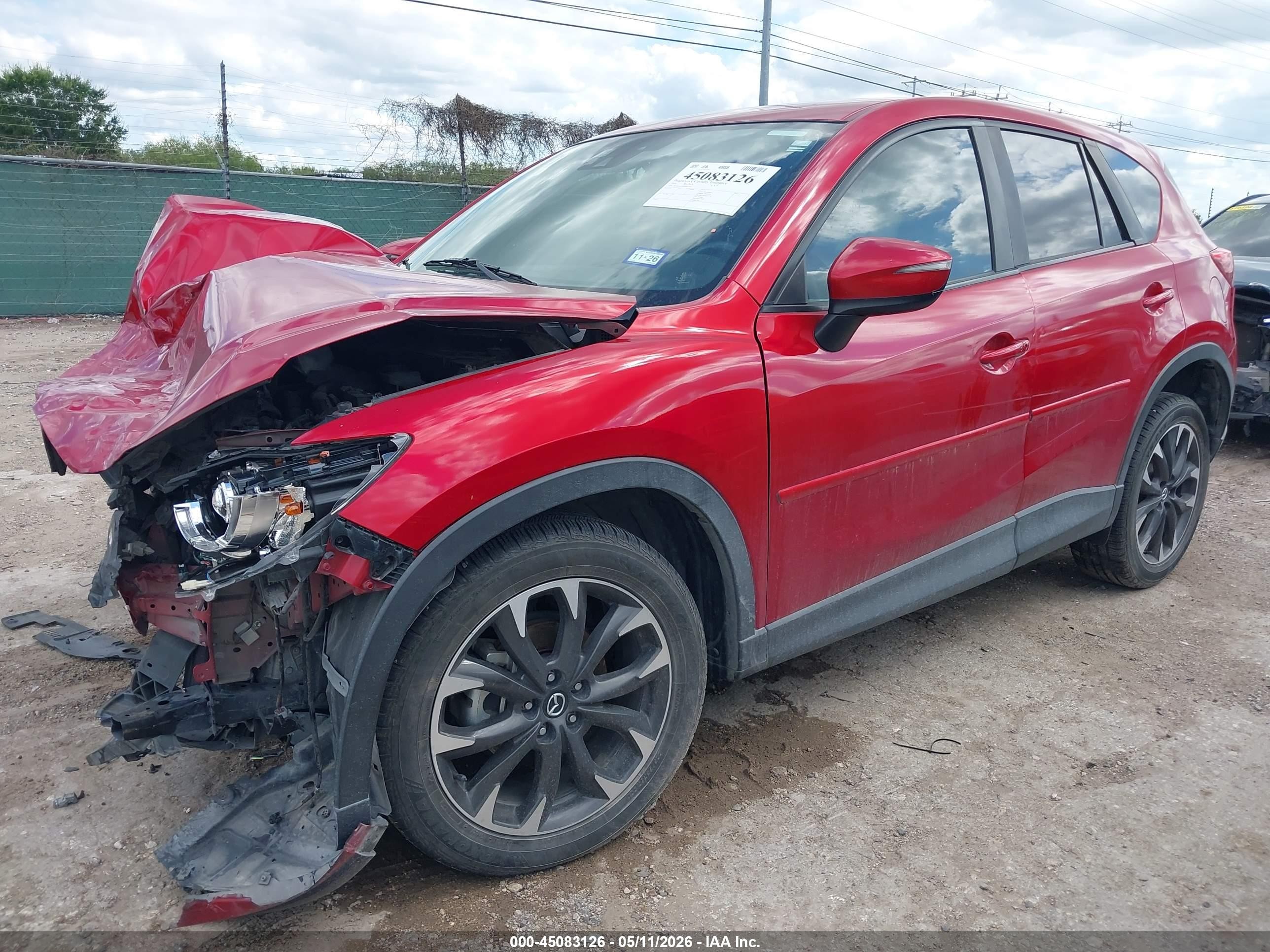 2016 Mazda Cx-5 Grand Touring Красный vin: JM3KE2DY6G0843269