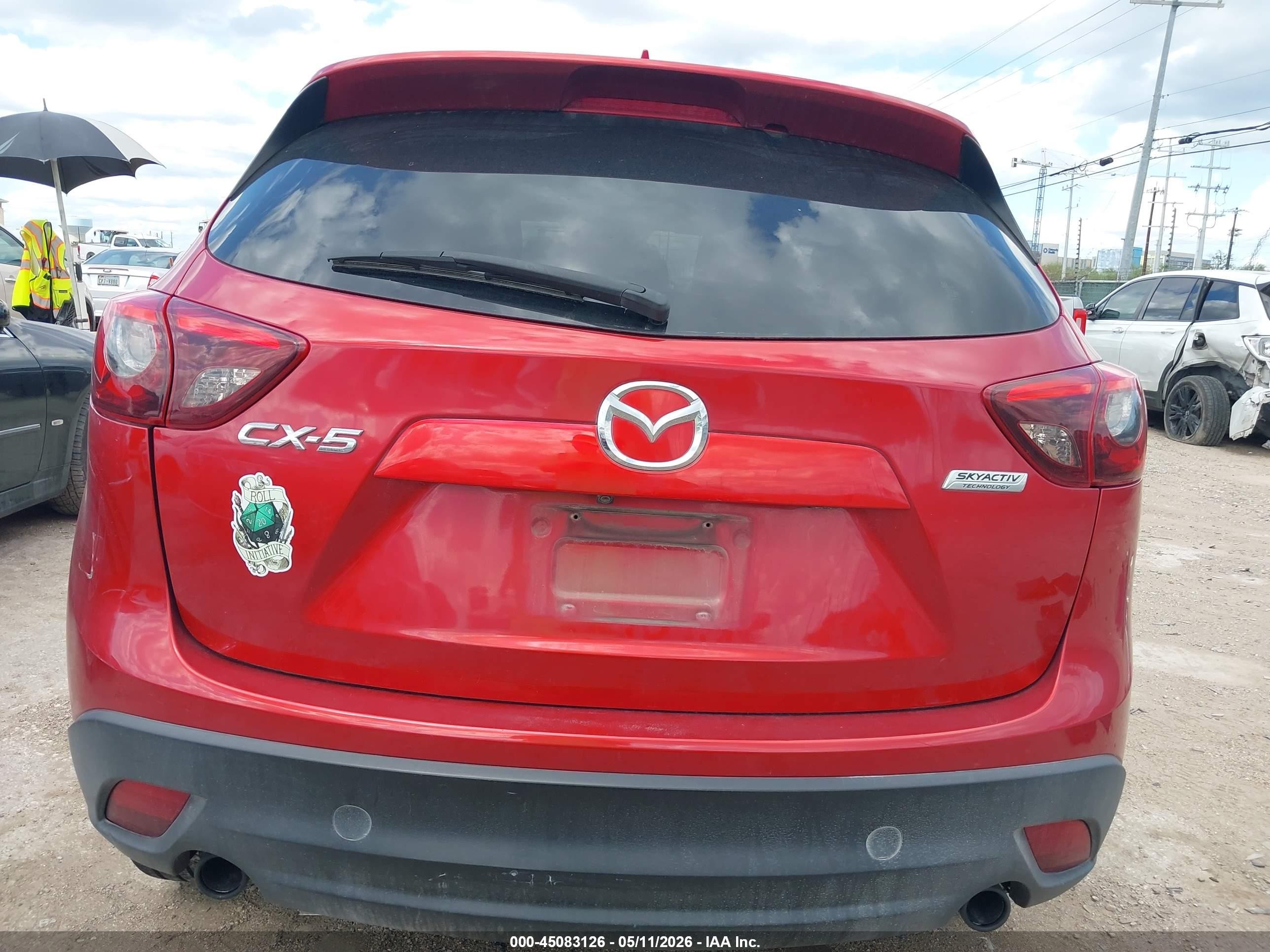 2016 Mazda Cx-5 Grand Touring Красный vin: JM3KE2DY6G0843269