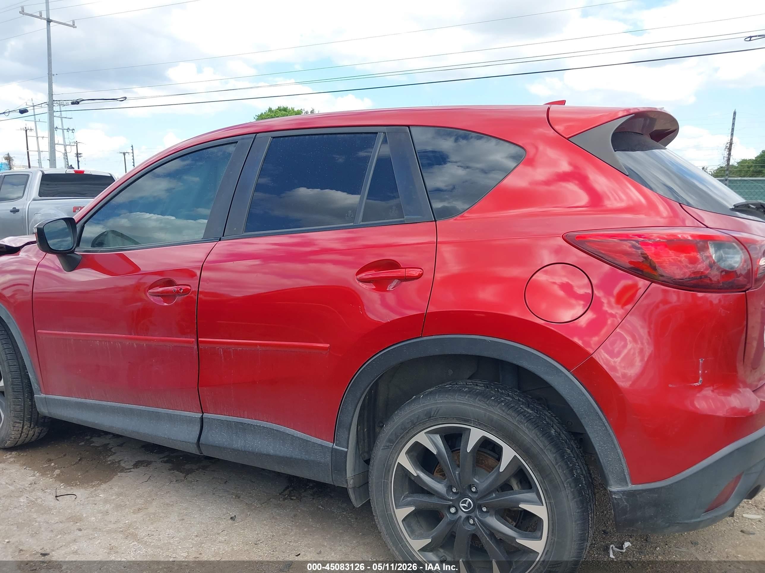 2016 Mazda Cx-5 Grand Touring Красный vin: JM3KE2DY6G0843269