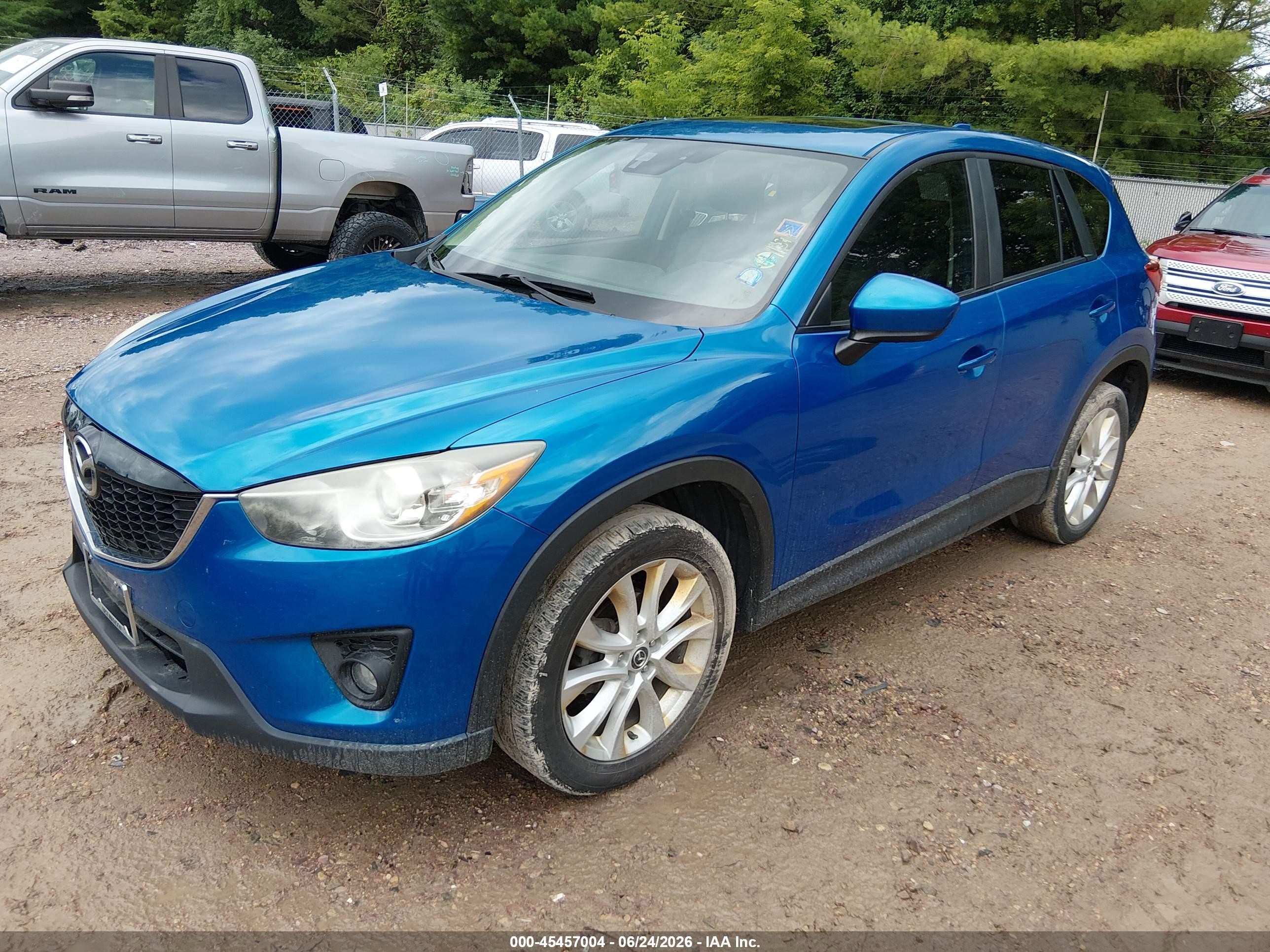 2014 Mazda Cx-5 Grand Touring Blue vin: JM3KE2DY7E0304351