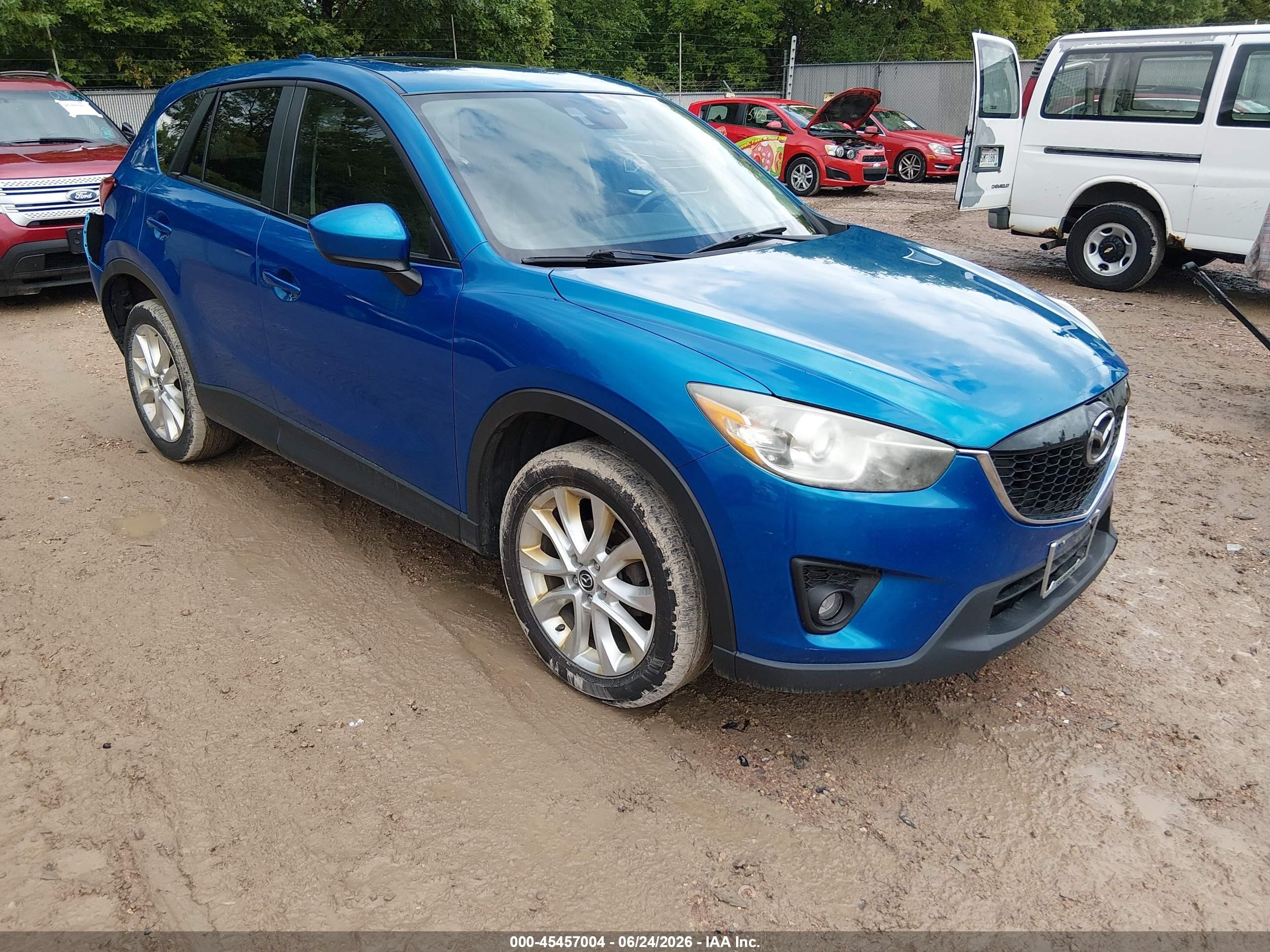 2014 Mazda Cx-5 Grand Touring Blue vin: JM3KE2DY7E0304351