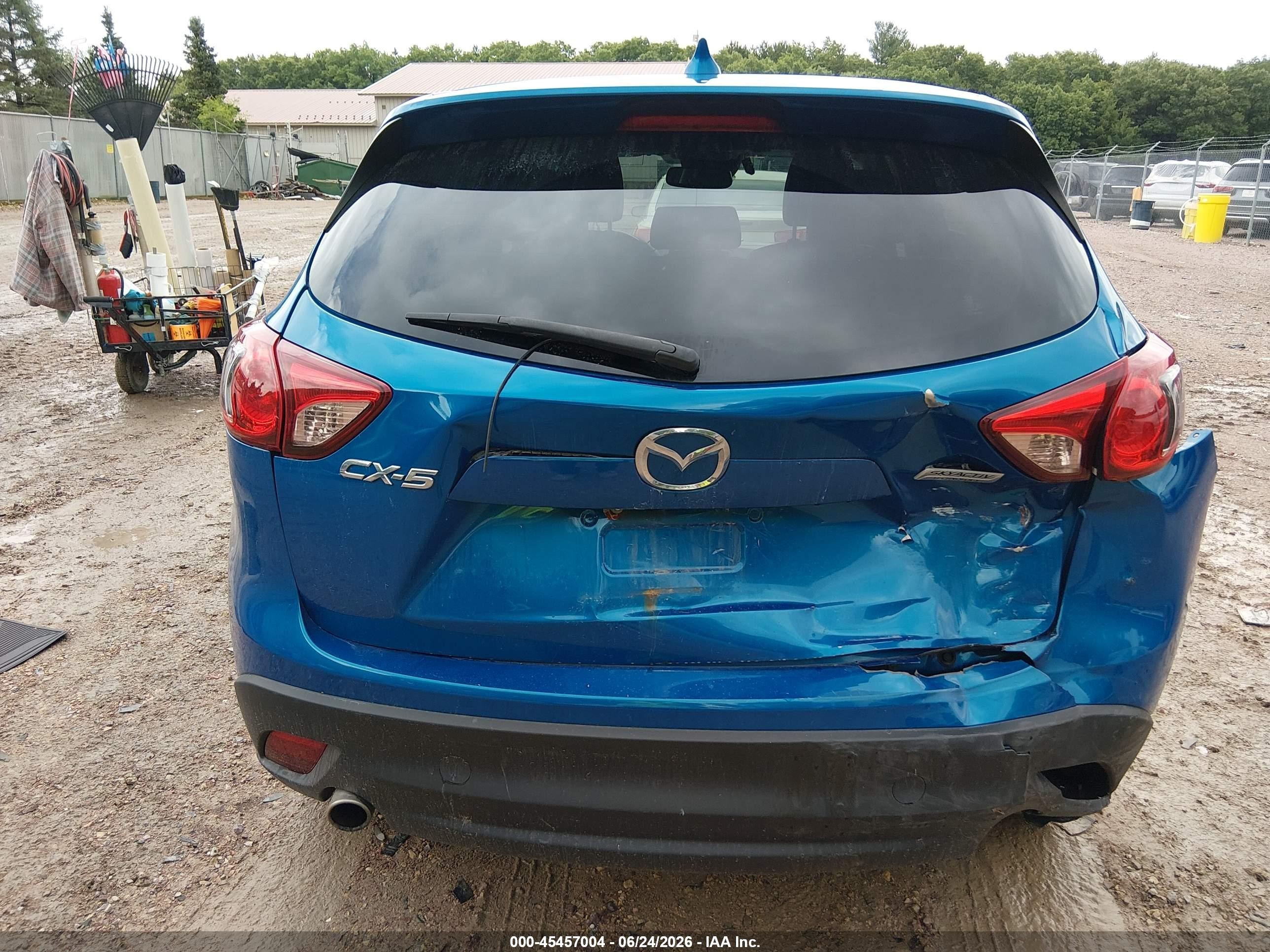 2014 Mazda Cx-5 Grand Touring Blue vin: JM3KE2DY7E0304351