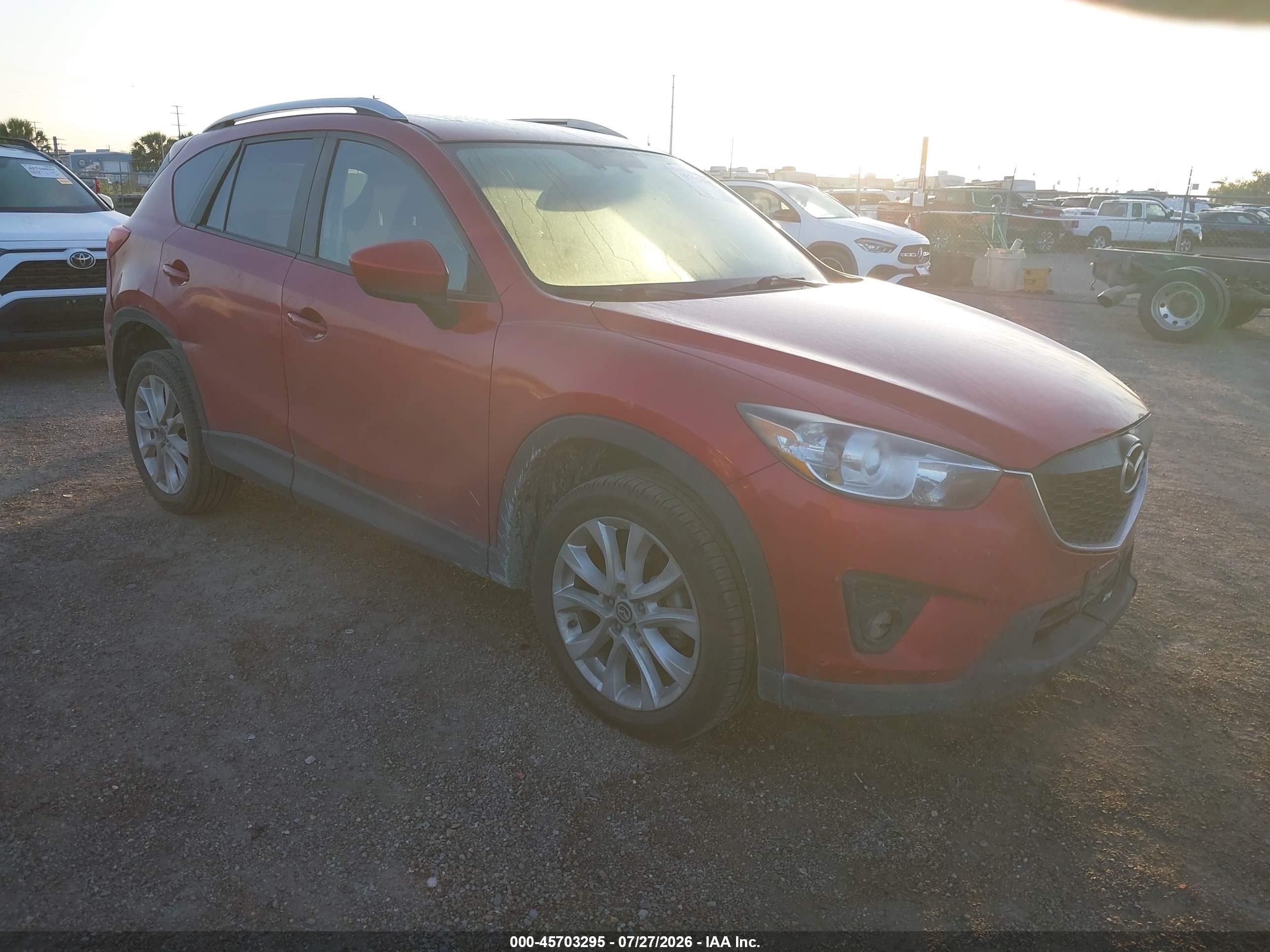 2014 Mazda Cx-5 Grand Touring Red vin: JM3KE2DY7E0328603