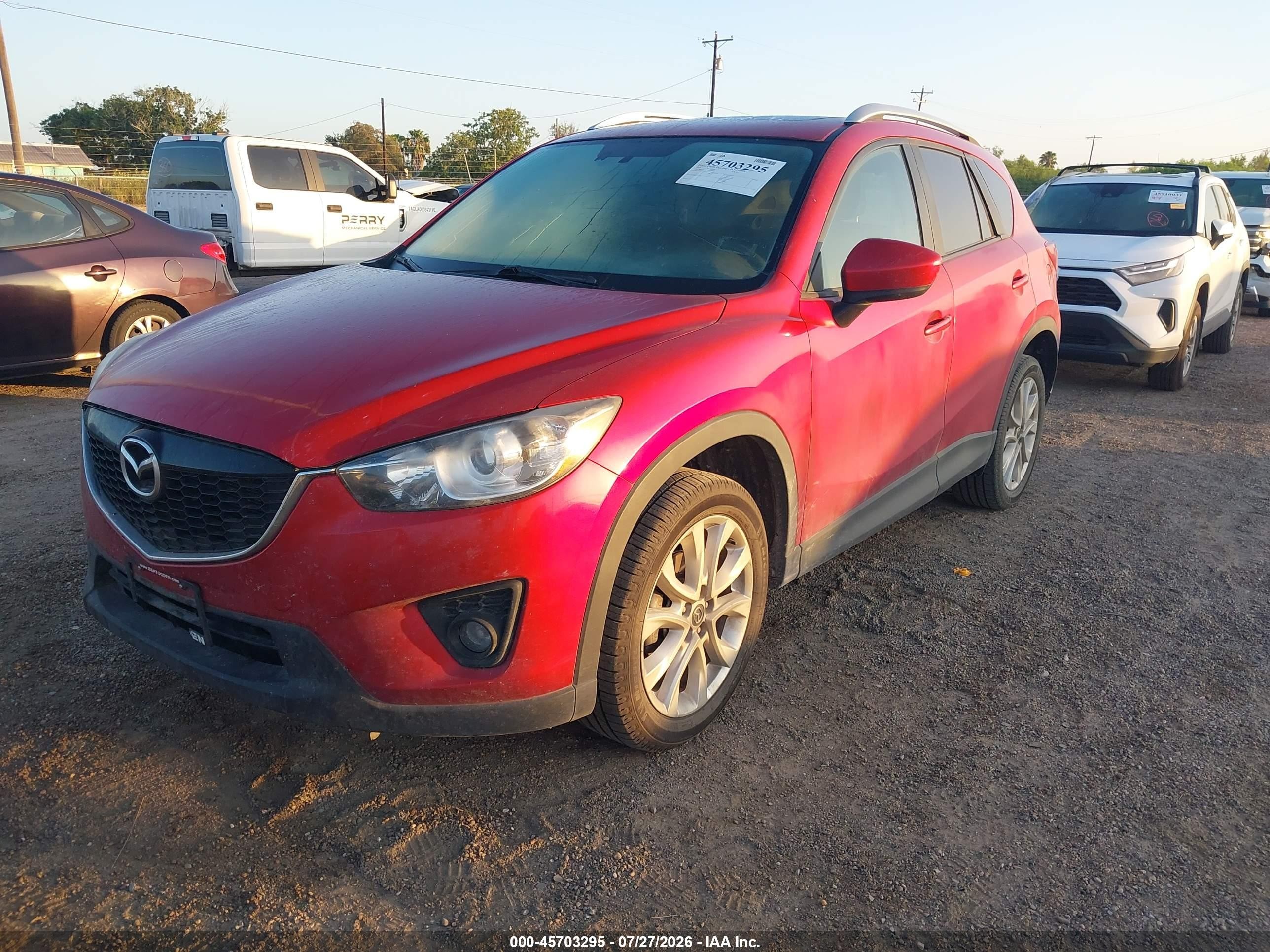 2014 Mazda Cx-5 Grand Touring Red vin: JM3KE2DY7E0328603