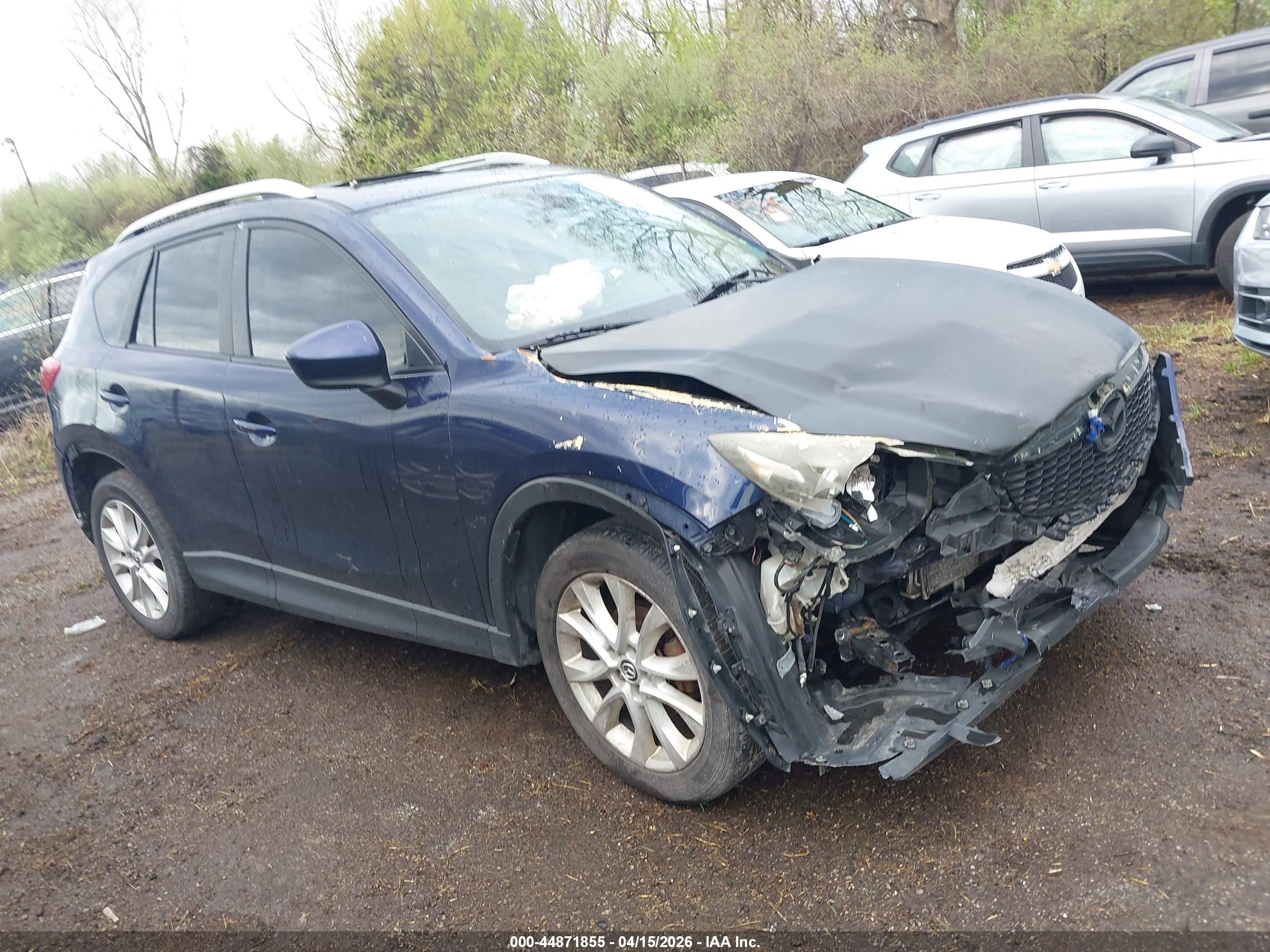 2014 Mazda Cx-5 Grand Touring Dark Blue vin: JM3KE2DY7E0331064