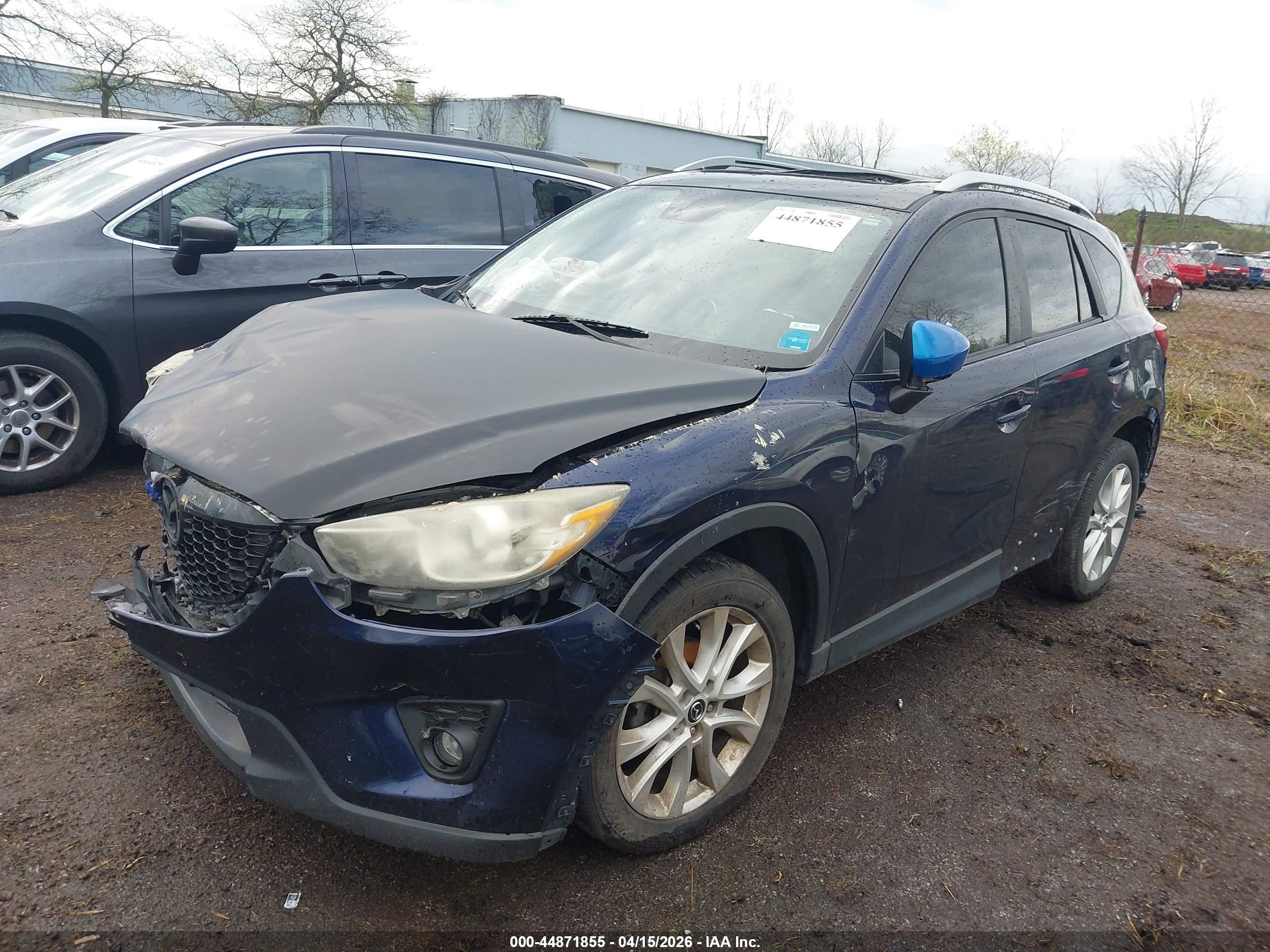 2014 Mazda Cx-5 Grand Touring Dark Blue vin: JM3KE2DY7E0331064