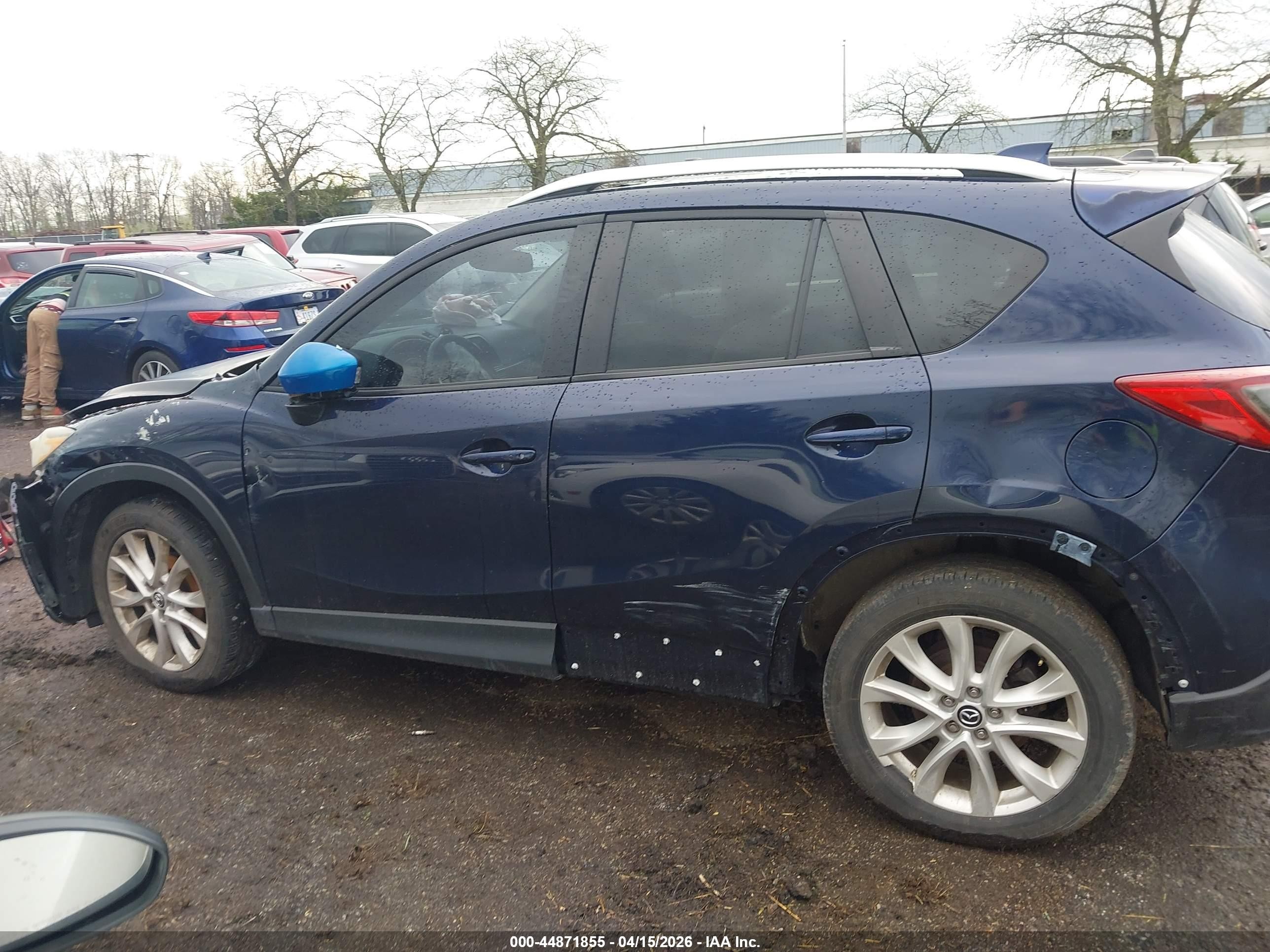2014 Mazda Cx-5 Grand Touring Dark Blue vin: JM3KE2DY7E0331064