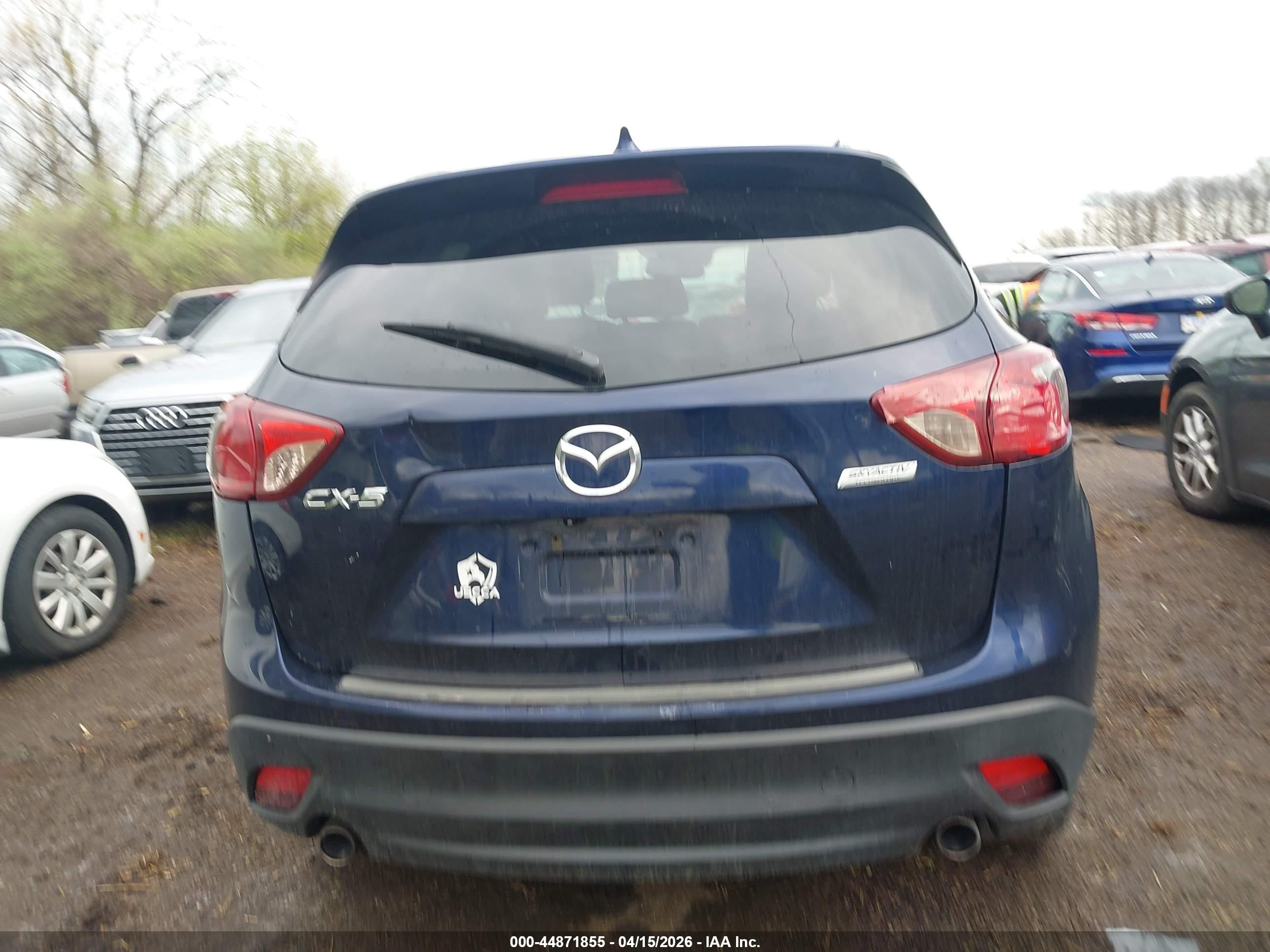 2014 Mazda Cx-5 Grand Touring Dark Blue vin: JM3KE2DY7E0331064