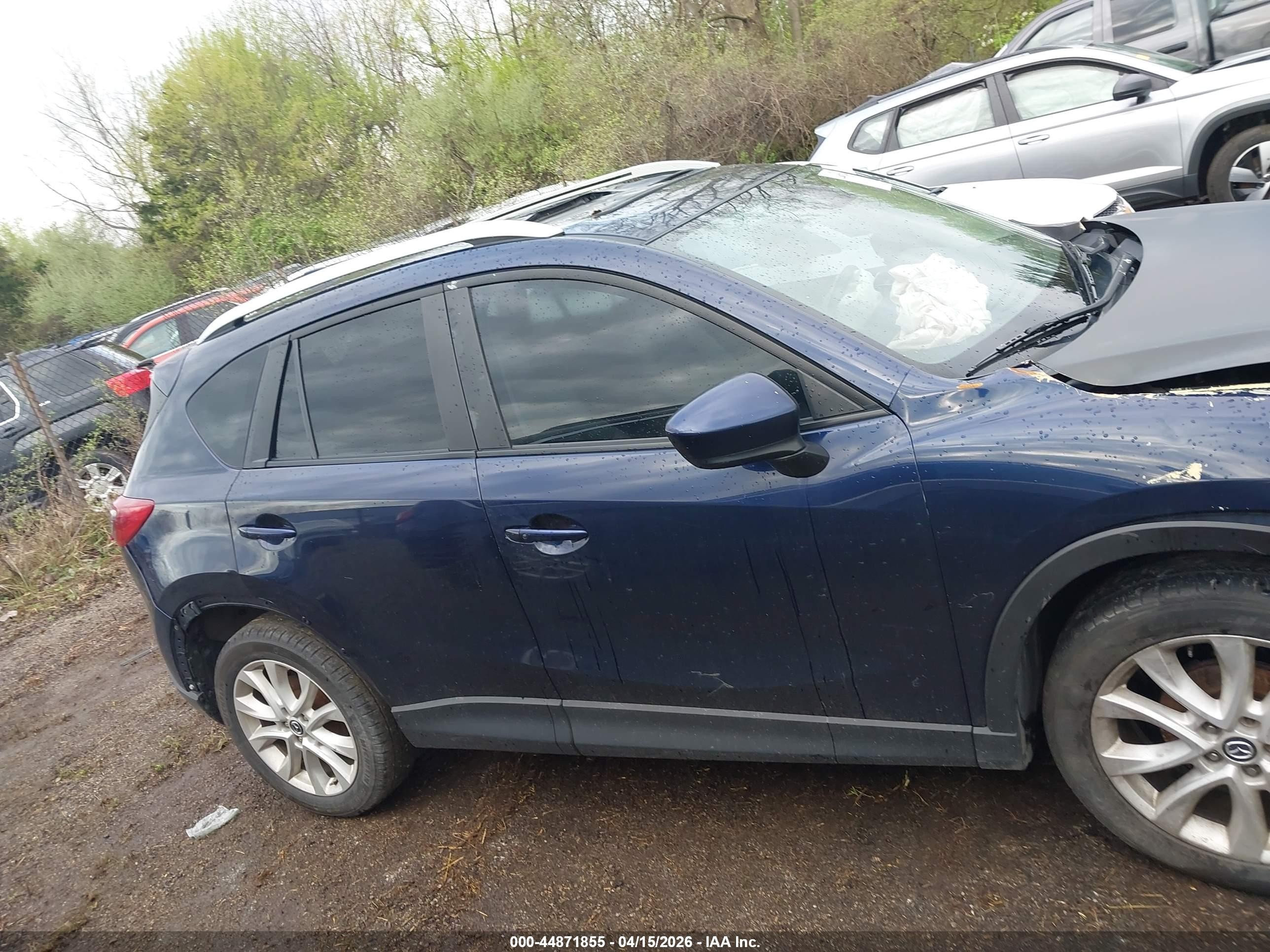 2014 Mazda Cx-5 Grand Touring Dark Blue vin: JM3KE2DY7E0331064