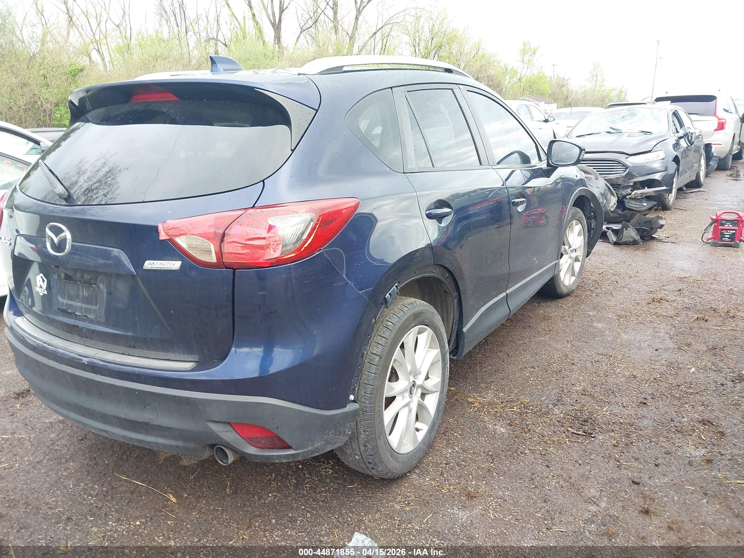 2014 Mazda Cx-5 Grand Touring Dark Blue vin: JM3KE2DY7E0331064