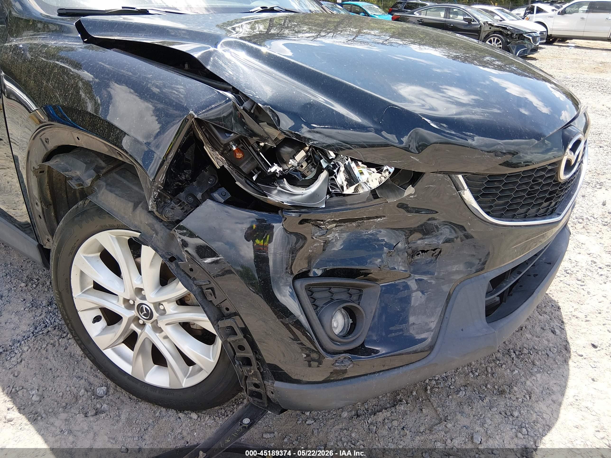 2014 Mazda Cx-5 Grand Touring Black vin: JM3KE2DY7E0379759