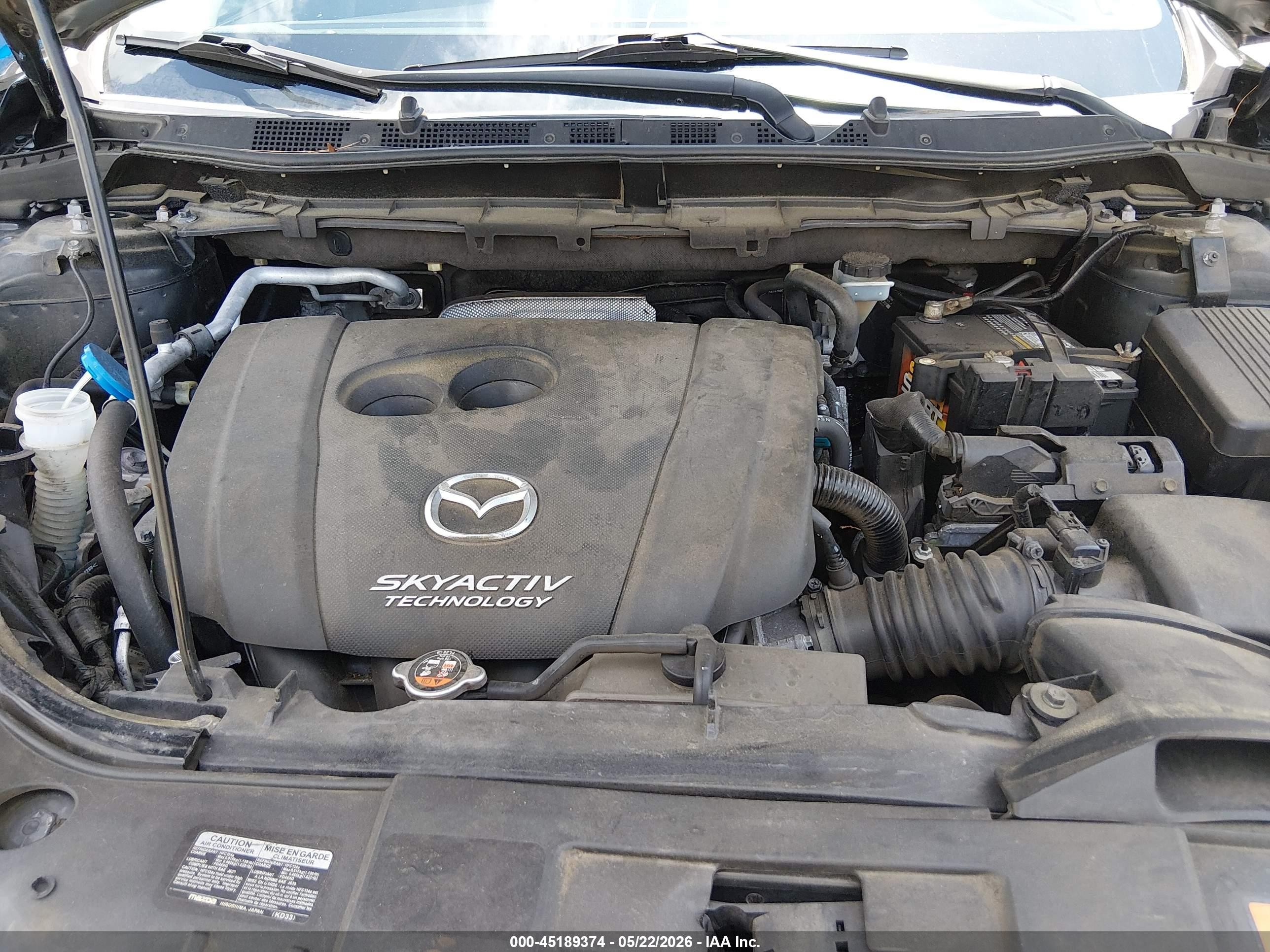 2014 Mazda Cx-5 Grand Touring Black vin: JM3KE2DY7E0379759
