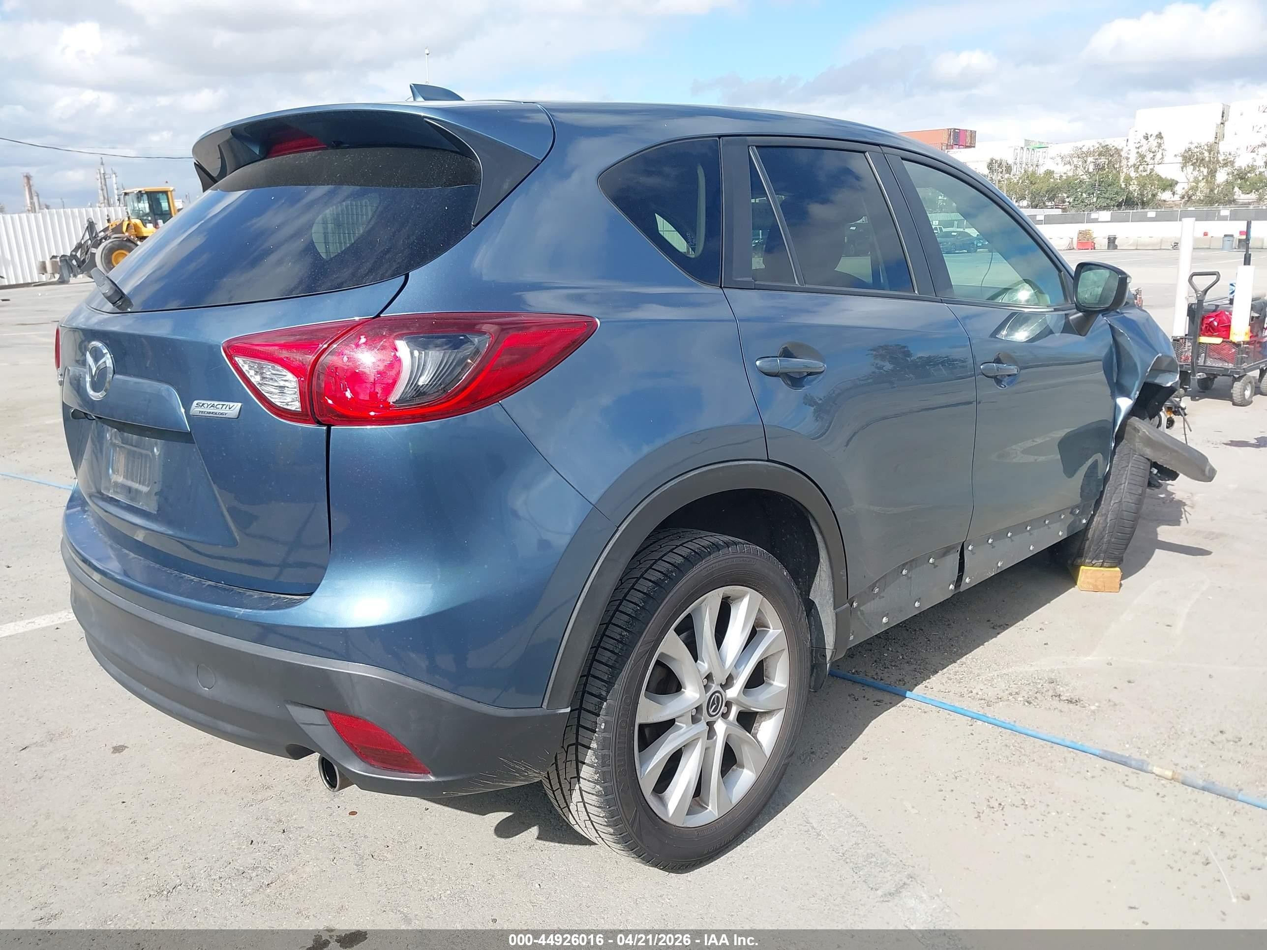 2015 Mazda Cx-5 Grand Touring Gray vin: JM3KE2DY7F0494332