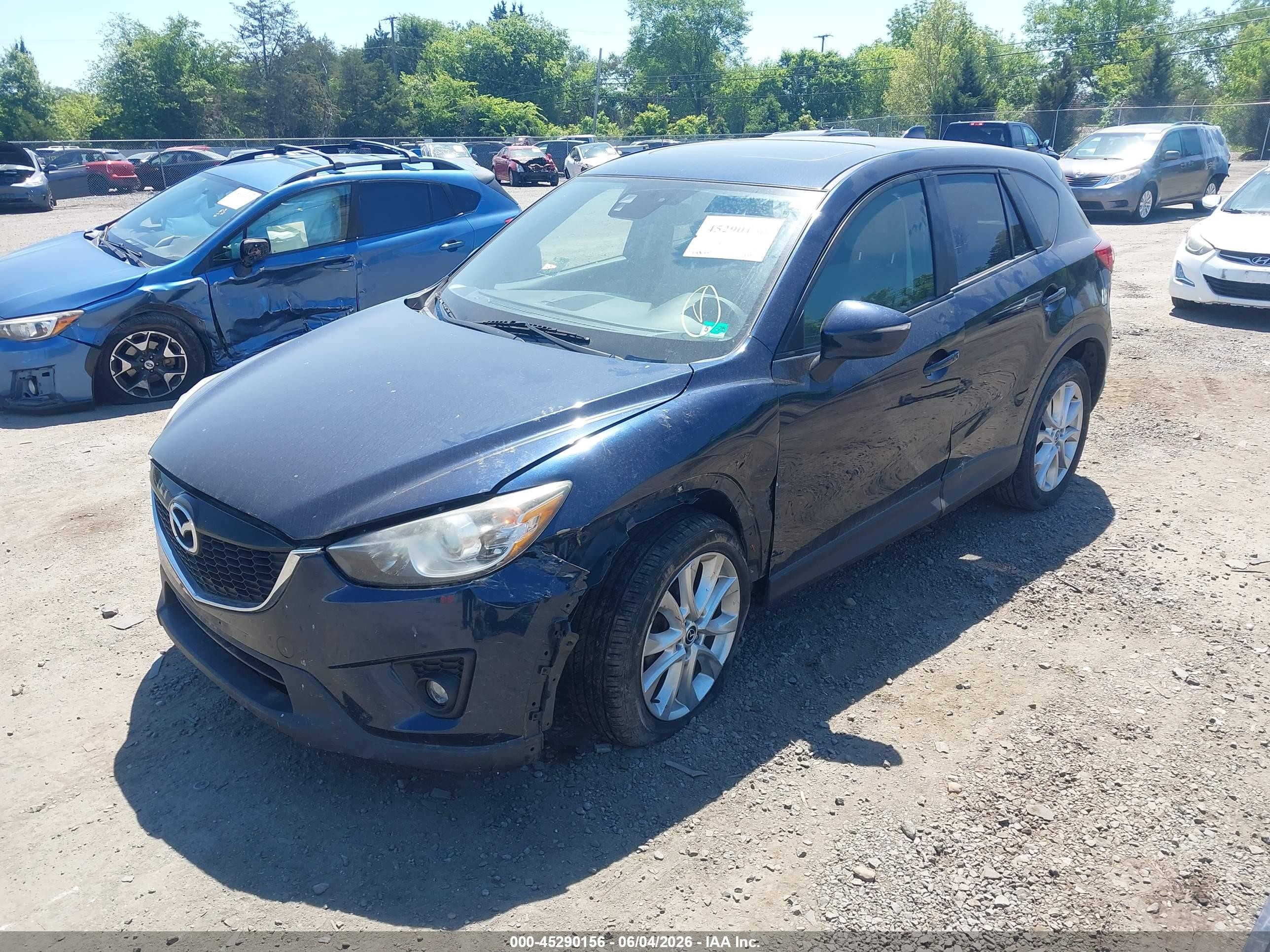 2015 Mazda Cx-5 Grand Touring Синий vin: JM3KE2DY7F0501991