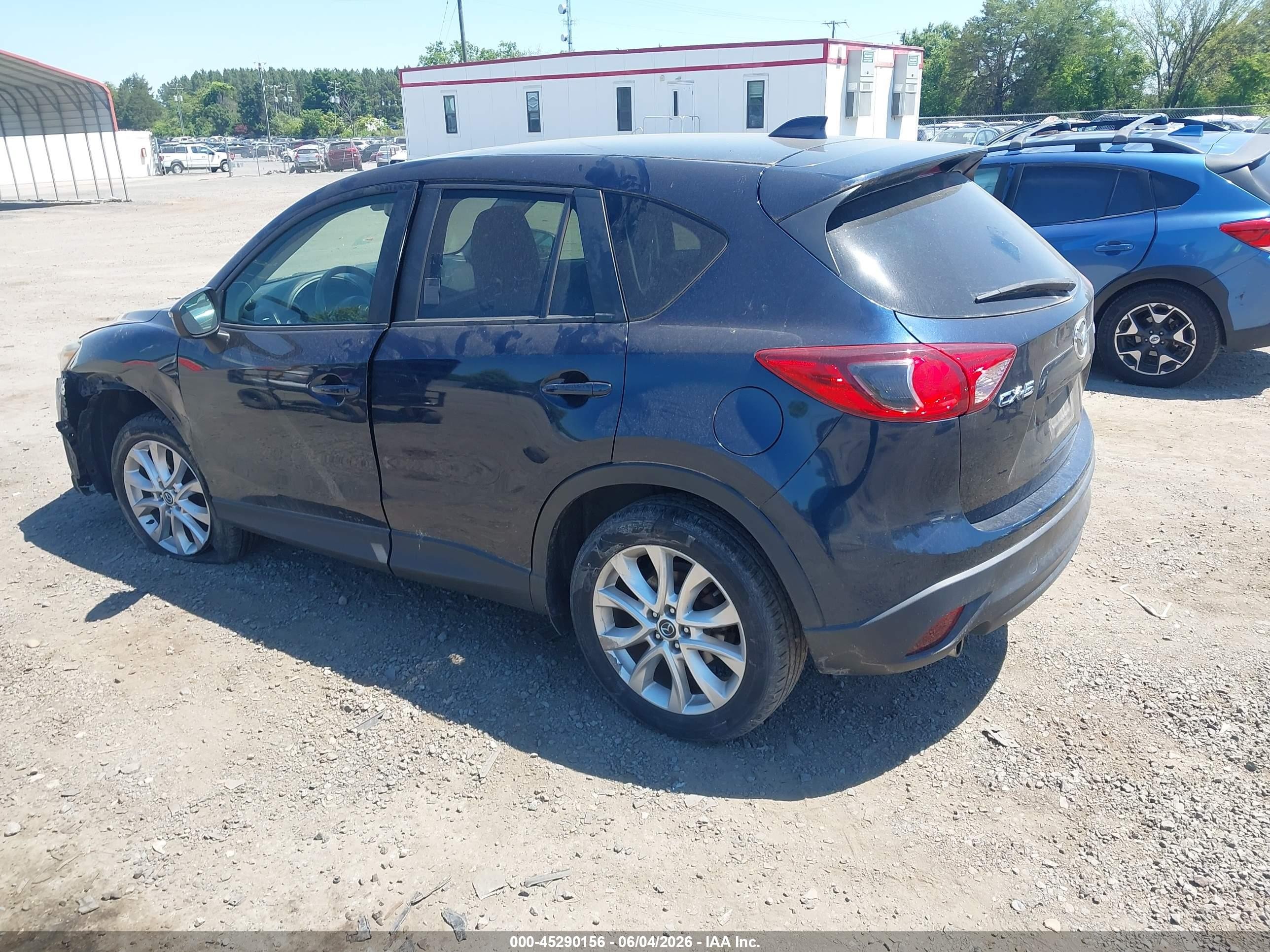 2015 Mazda Cx-5 Grand Touring Синий vin: JM3KE2DY7F0501991