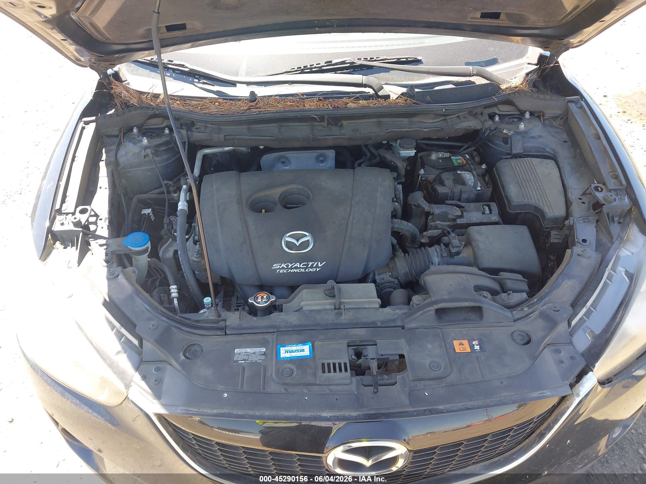 2015 Mazda Cx-5 Grand Touring Синий vin: JM3KE2DY7F0501991