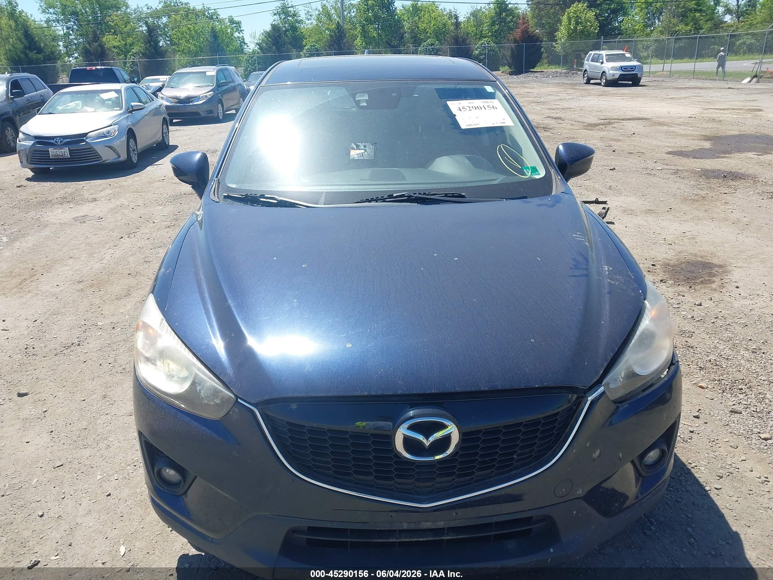 2015 Mazda Cx-5 Grand Touring Синий vin: JM3KE2DY7F0501991