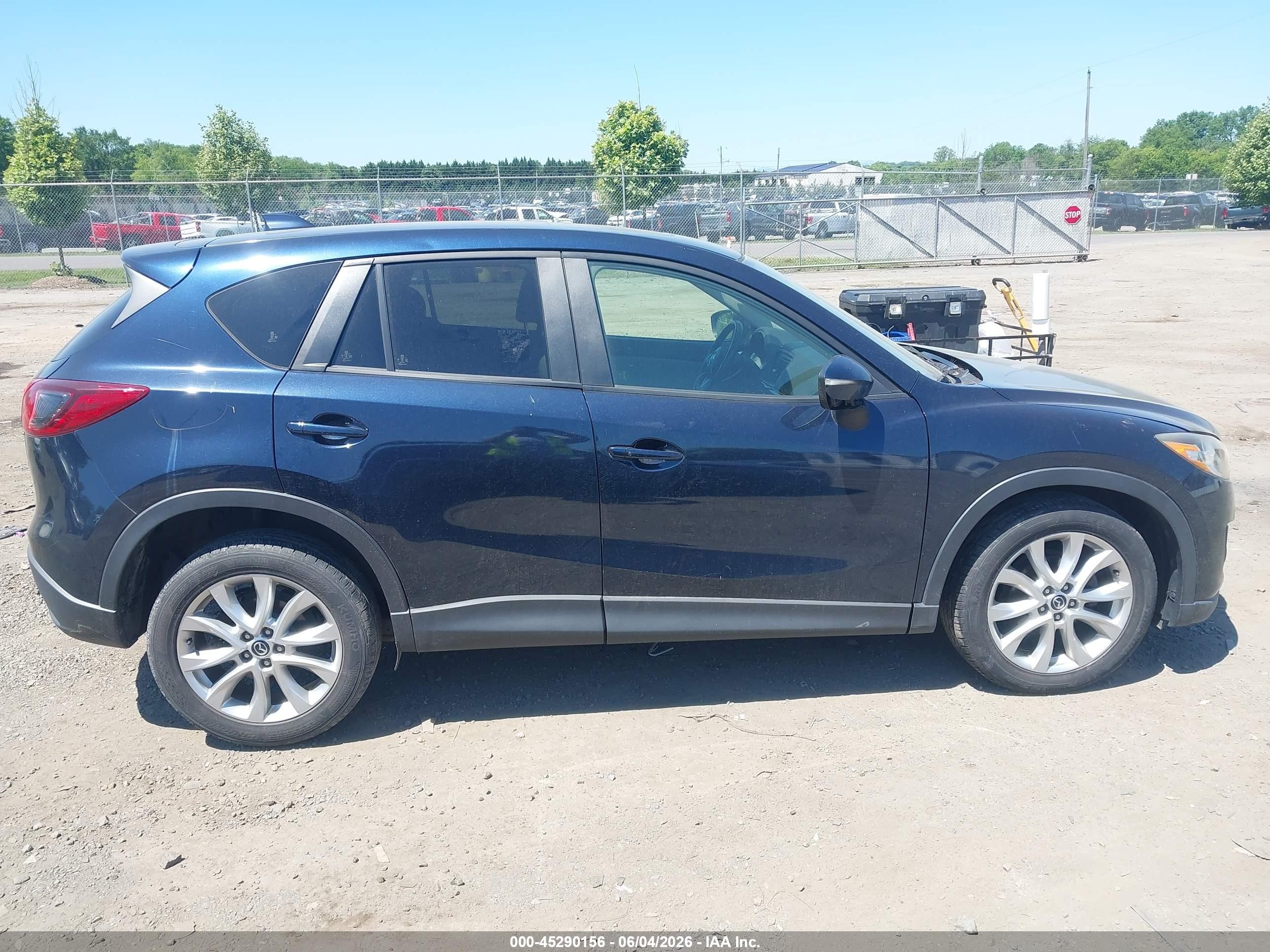 2015 Mazda Cx-5 Grand Touring Синий vin: JM3KE2DY7F0501991