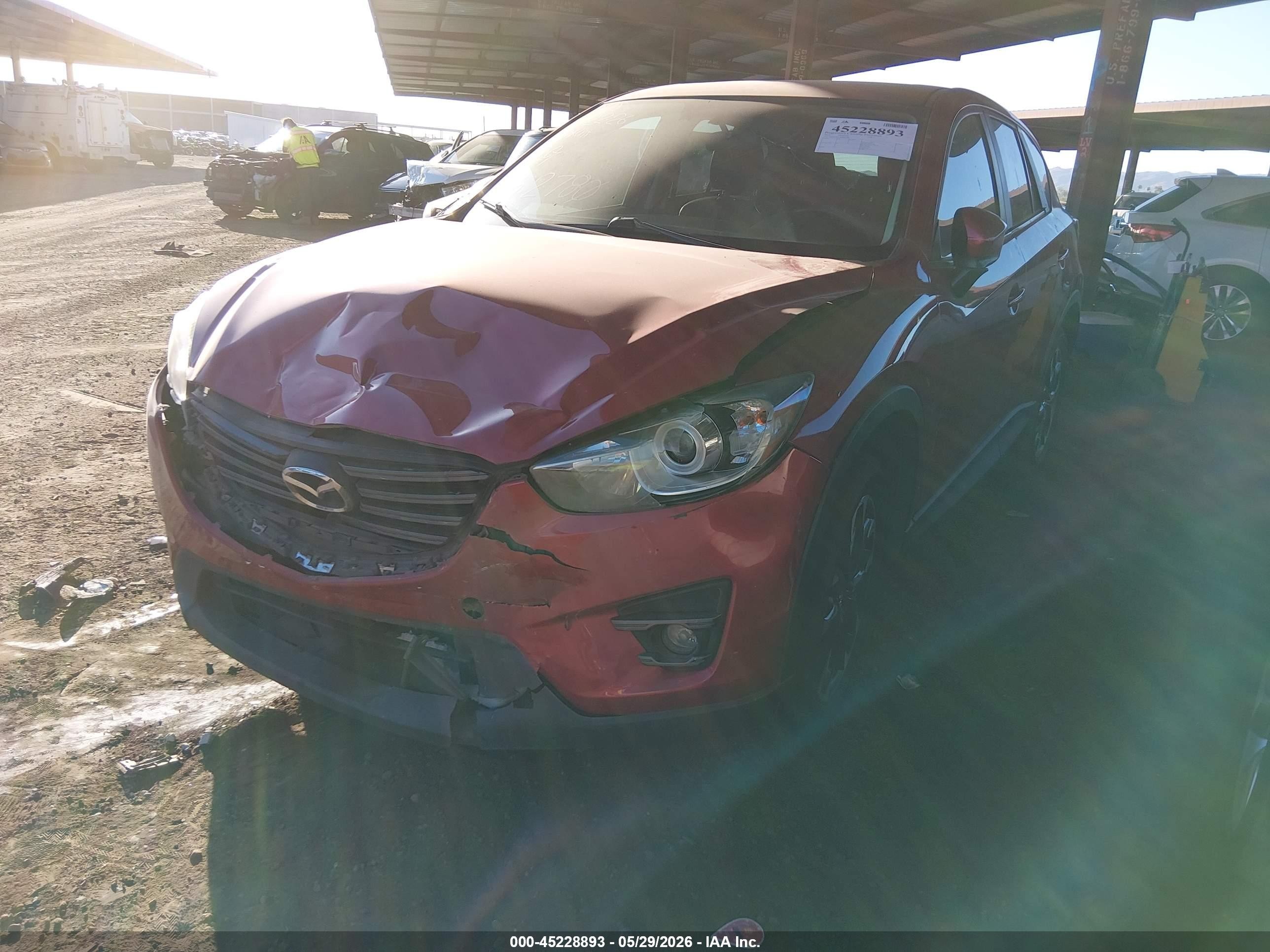 2016 Mazda Cx-5 Grand Touring Red vin: JM3KE2DY7G0802780