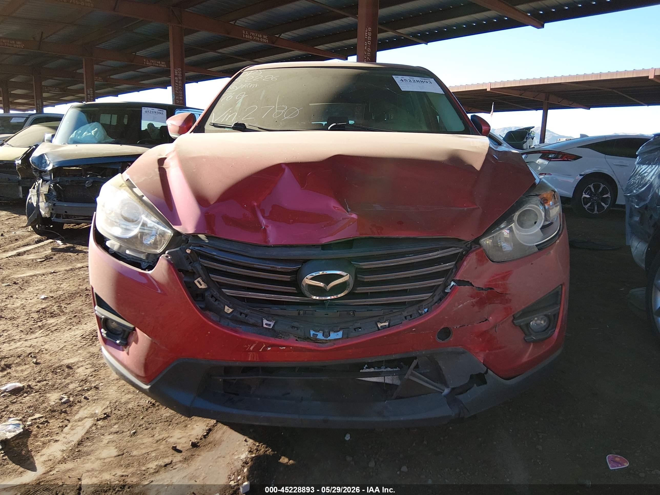 2016 Mazda Cx-5 Grand Touring Red vin: JM3KE2DY7G0802780