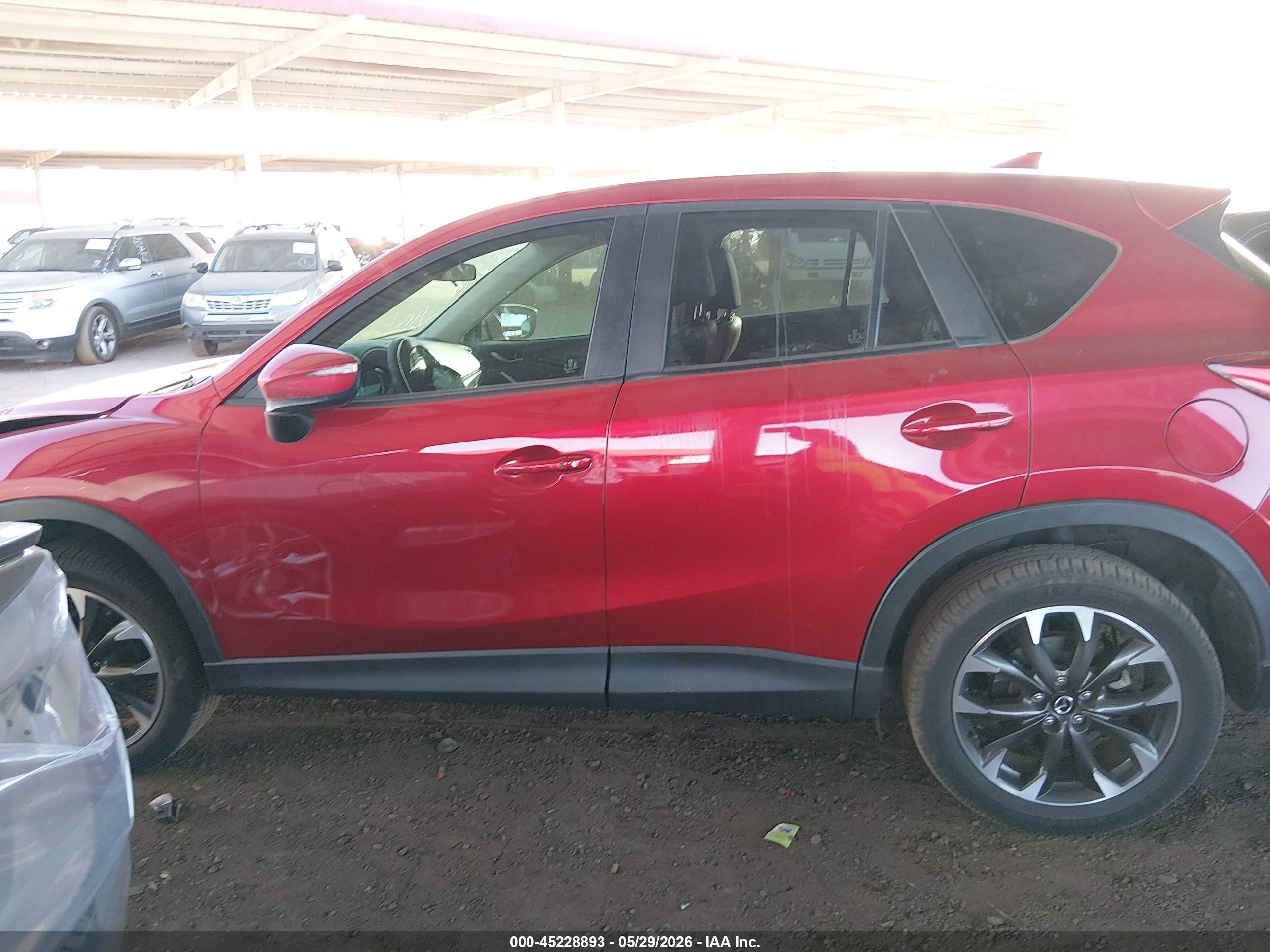 2016 Mazda Cx-5 Grand Touring Red vin: JM3KE2DY7G0802780