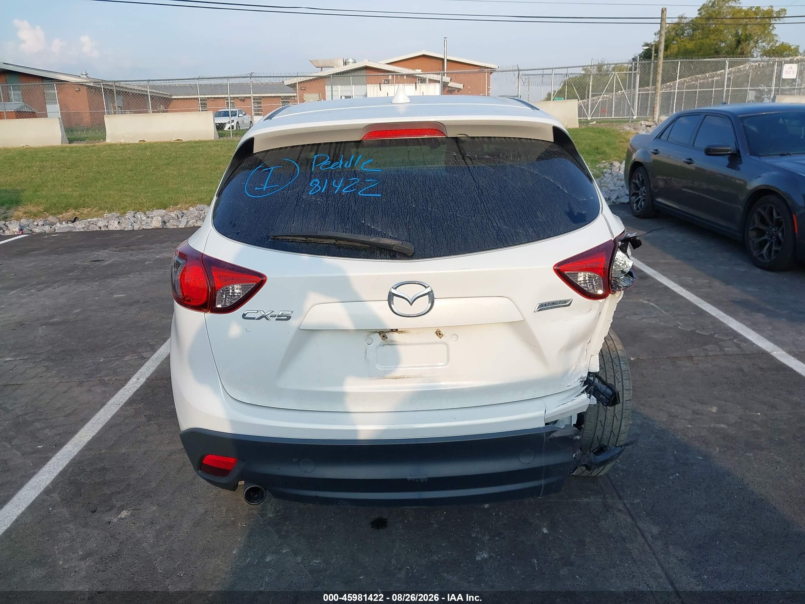 2014 Mazda Cx-5 Grand Touring White vin: JM3KE2DY8E0311910