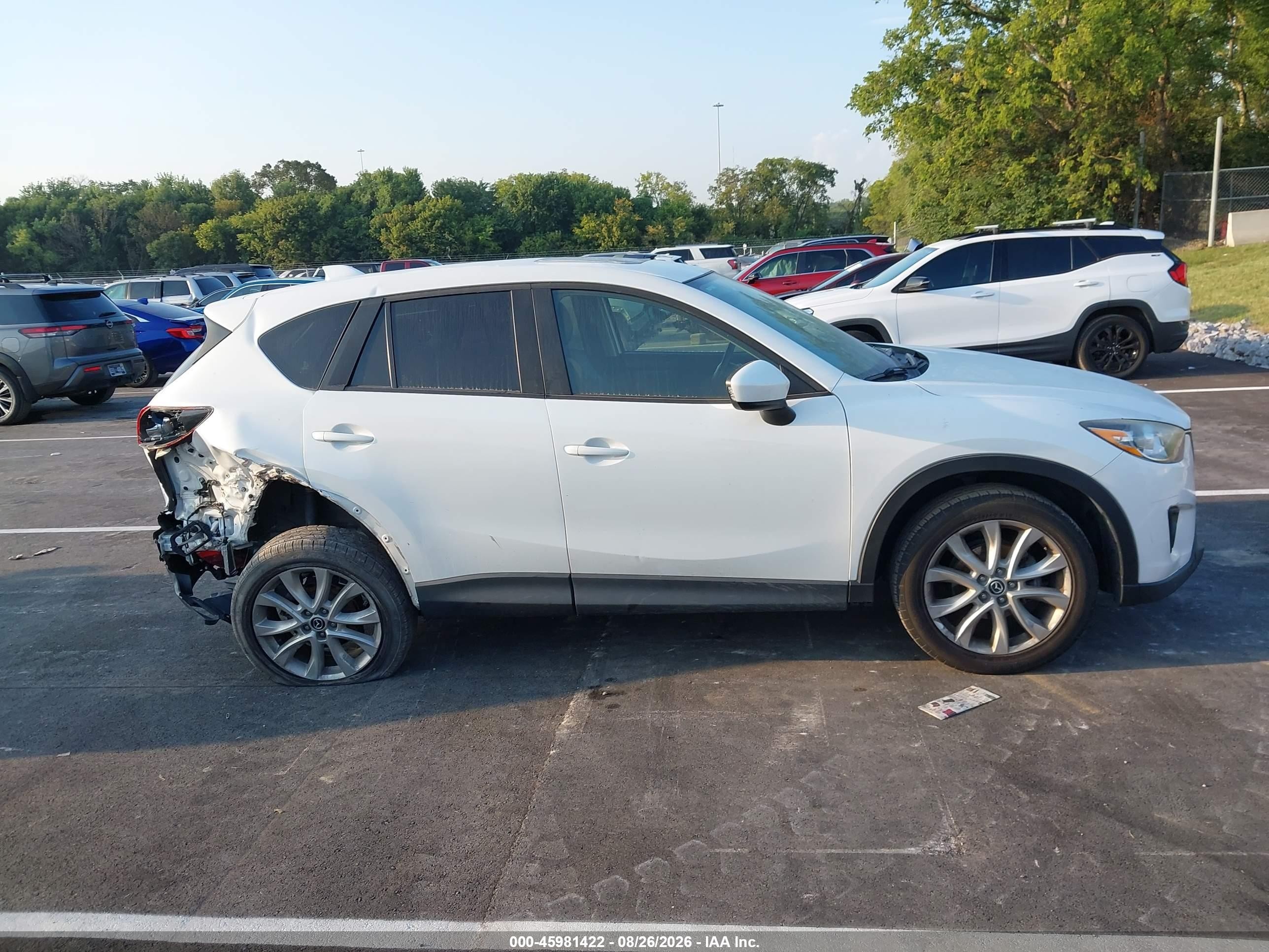2014 Mazda Cx-5 Grand Touring White vin: JM3KE2DY8E0311910